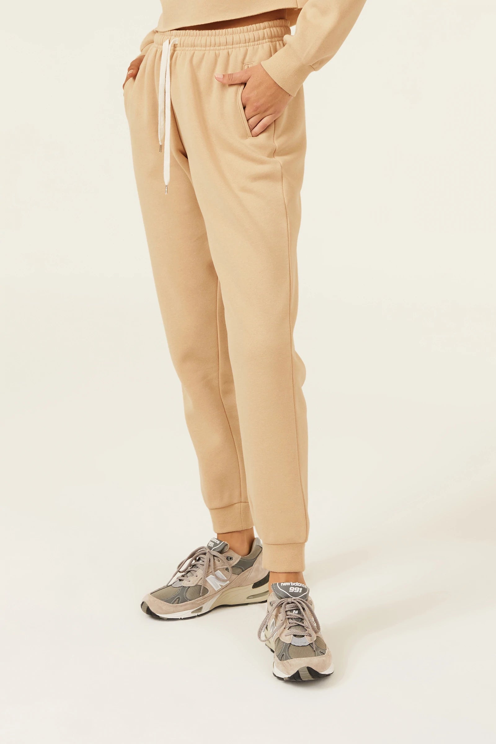 Carter Classic Trackpants for Men - Comfortable Athletic Jogger Pants in Sand Color - Perfect for Gym, Running, and Casual Wear