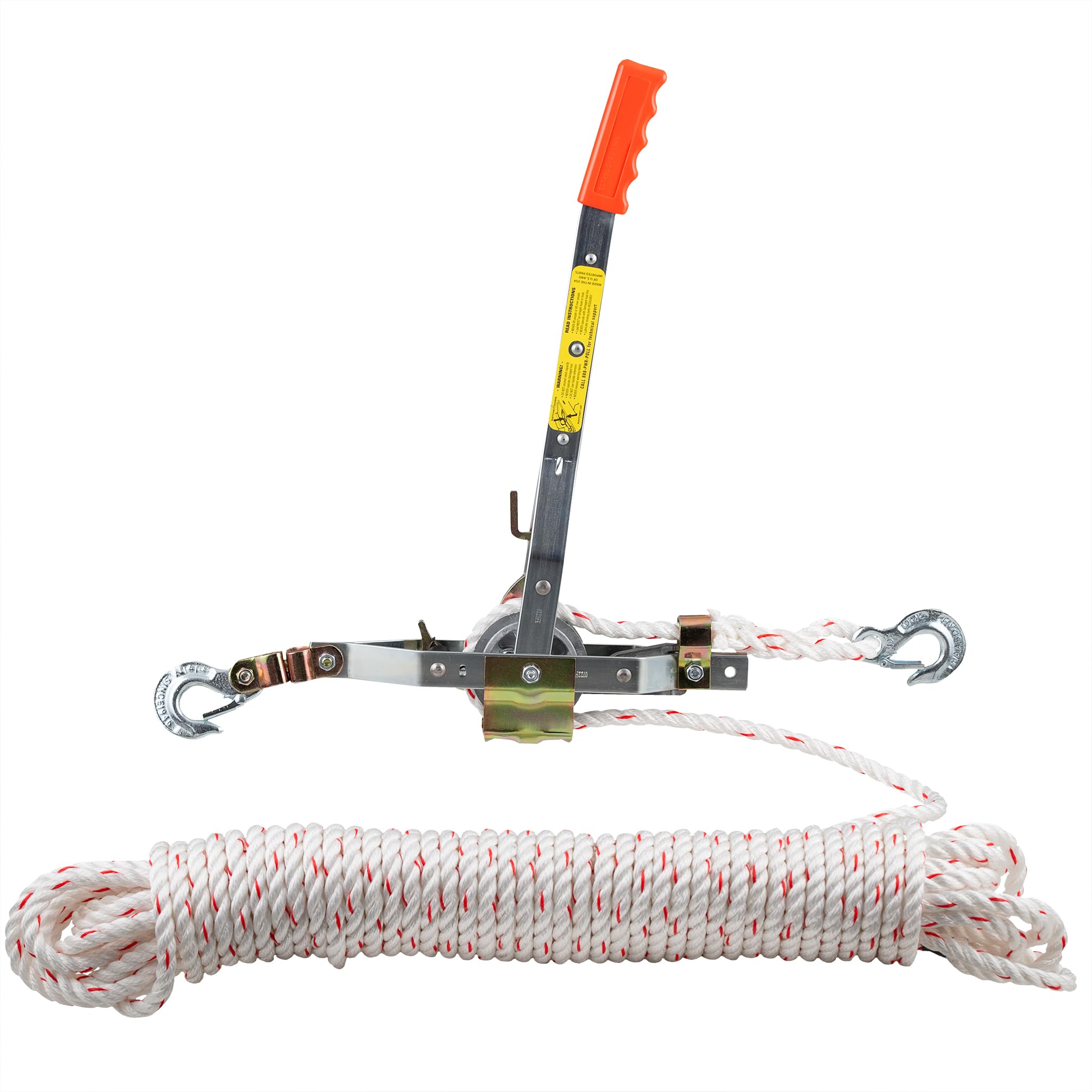 Maasdam Pow'R Pull A-100 3/4 Ton Capacity Rope Puller with 100' of 1/2