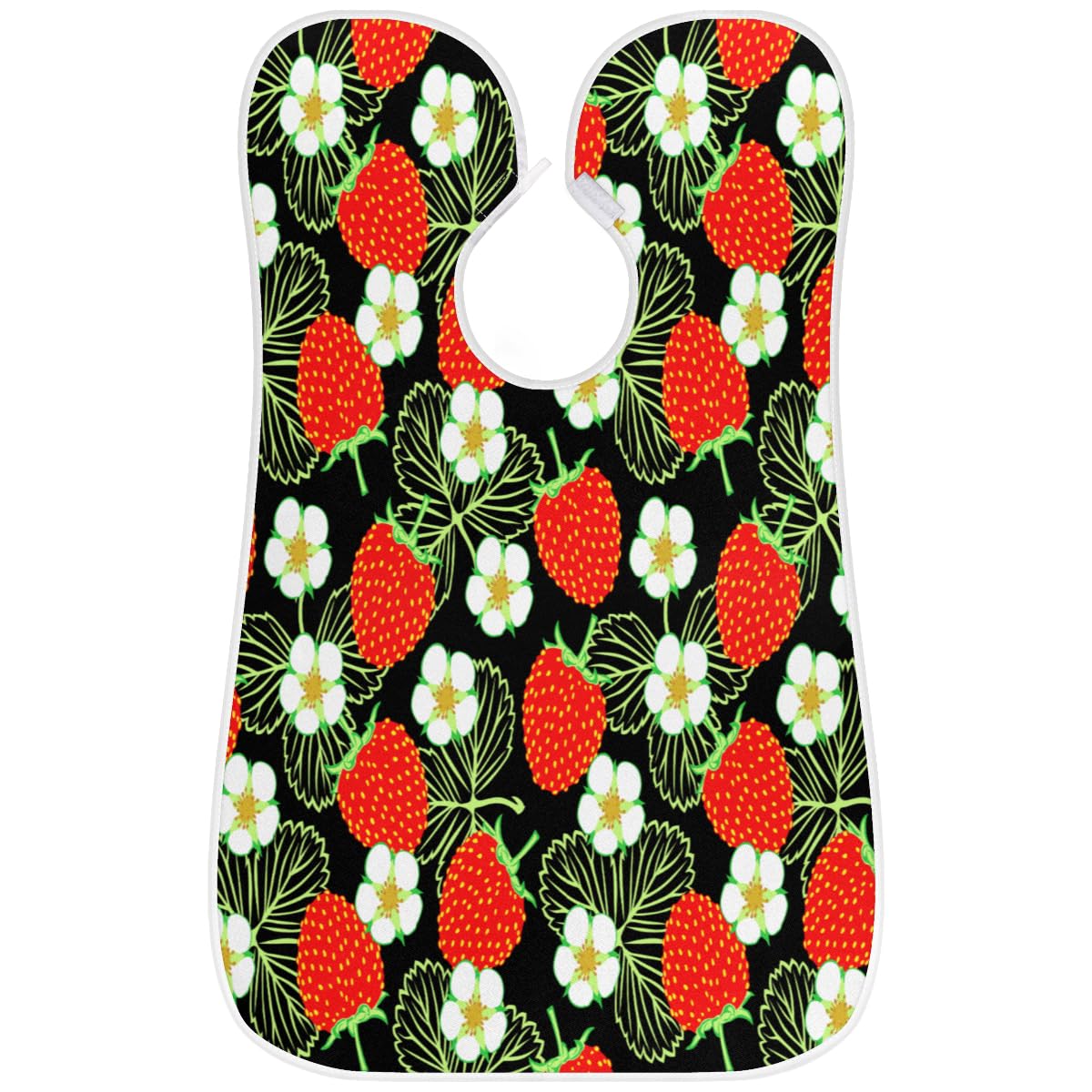 Floral Beard Bib for Men - Non-Stick Shaving Apron with Suction Cups, Hair Catcher Cape for Grooming - Perfect Gift for Husband & Dad (Great for Home Barbers & DIY Haircuts)