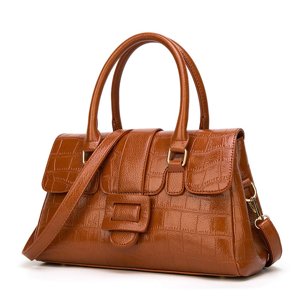 Stylish Women's Designer Satchel Handbag - Top Handle Shoulder Purse with Retro Elegant Tote Design - Perfect for Work, Travel & Everyday Fashion Accessory