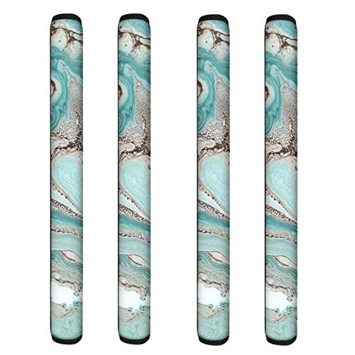 Teal Marble Print