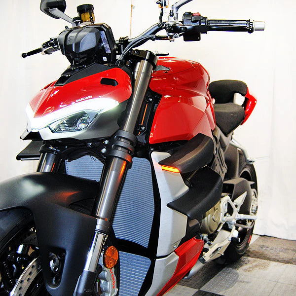 Ducati Streetfighter V4 & V2 Front Turn Signals LED Indicators - Compatible with 2020-Present Models - Perfect for Motorcycle Customization & Safety Upgrades