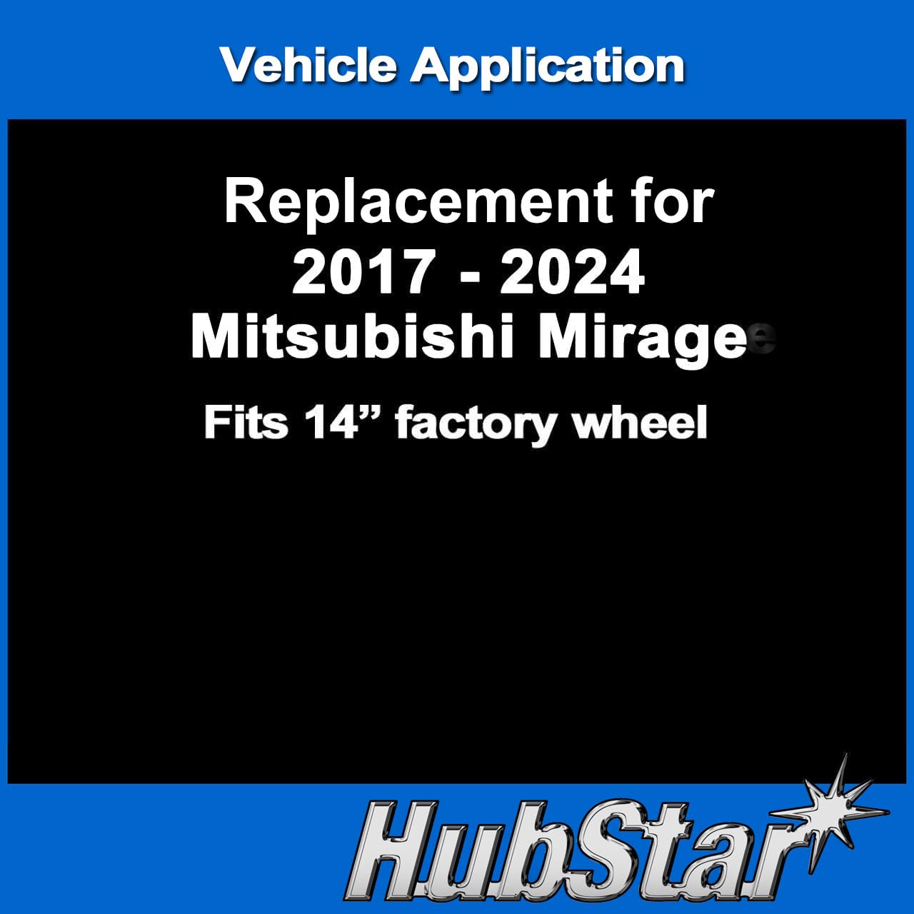 Premium 14-inch Silver Wheel Cover Replacement for Mitsubishi Mirage 2017-2024 - Durable Hubcap (1 Piece) | Perfect for Car Upgrades & Wheel Protection