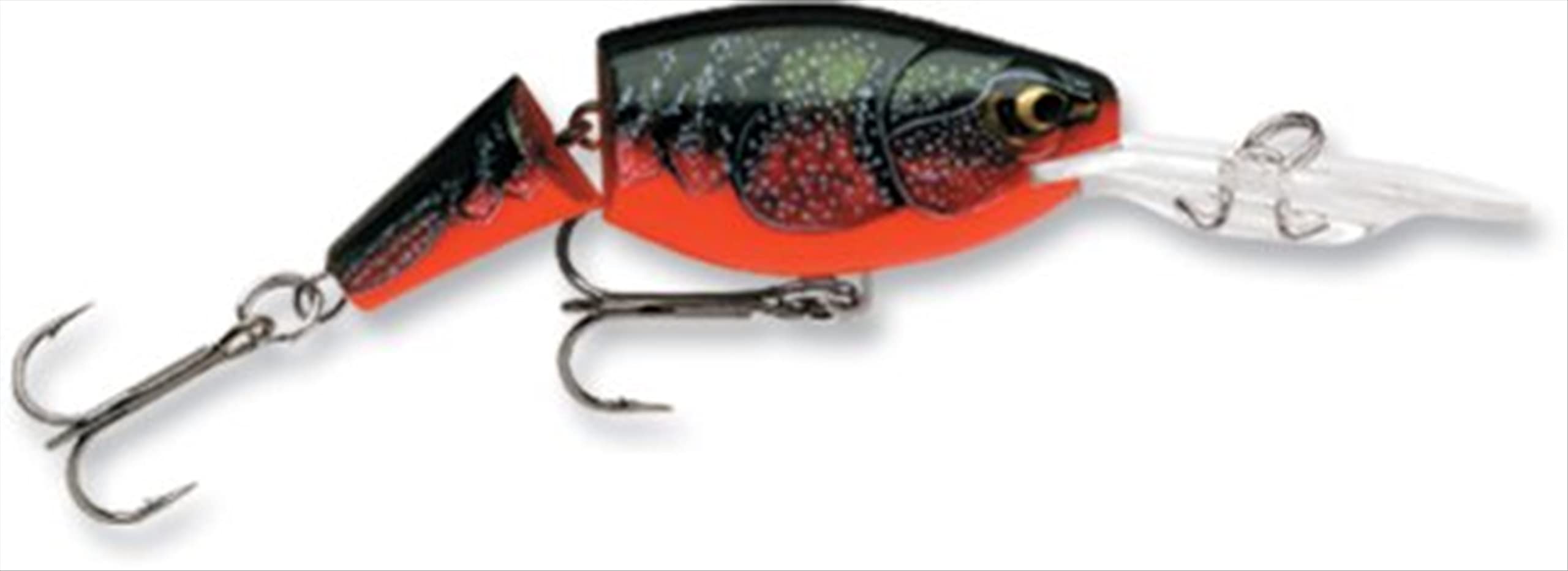 Jointed Shad Rap 04 Red Crawdad Fishing Lure - Topwater Bass Crankbait for Freshwater & Saltwater Fishing | Perfect for Casting, Trolling, and Jigging