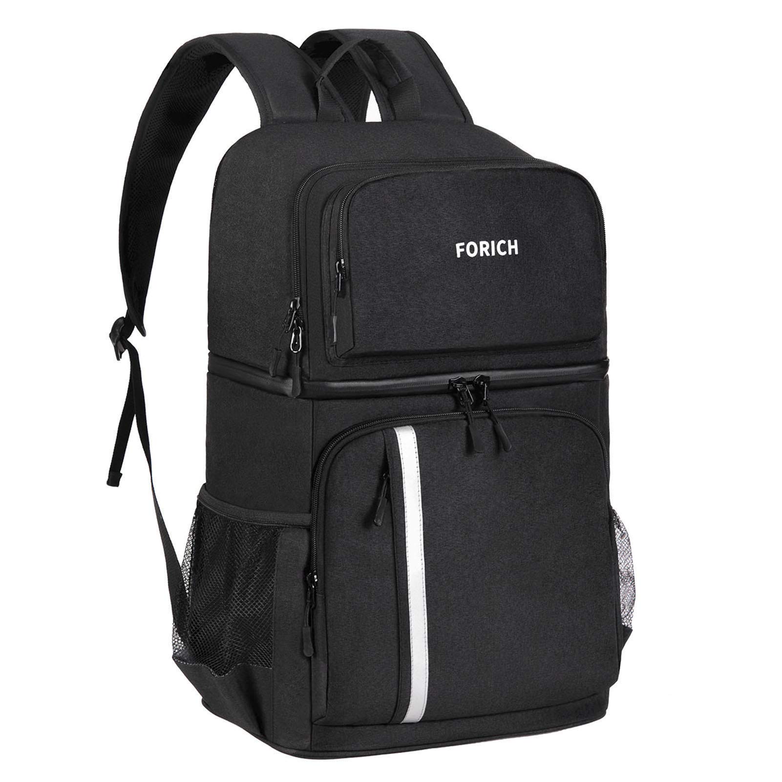 FORICH Insulated Cooler Backpack - Leakproof Lunch Bag for Work, Beach & Travel