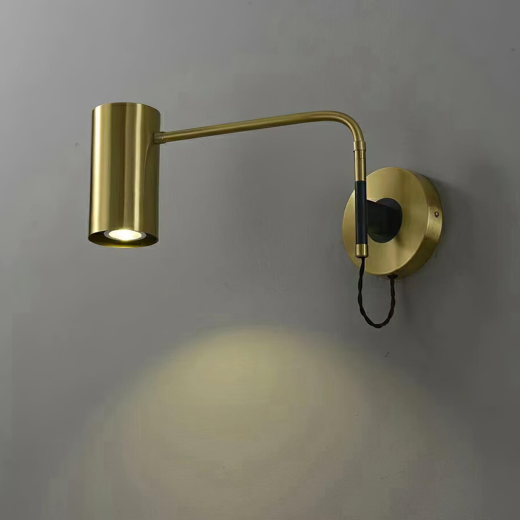 Envoy Swing Sconce Wall Light - Adjustable Arm Wall Lamp for Living Room, Bedroom, or Hallway - Modern Indoor Lighting Fixture for Home Decor