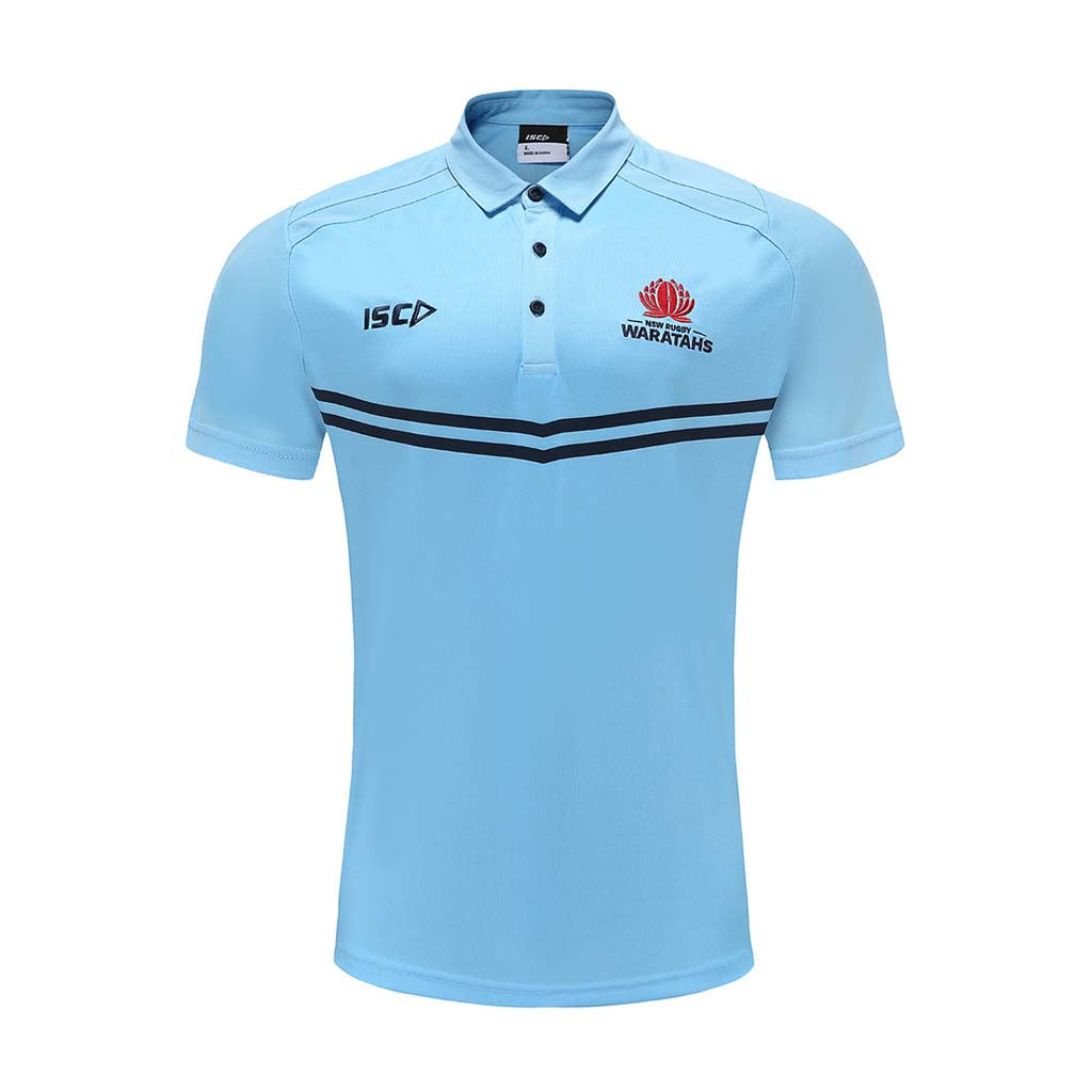 NSW Waratahs 2023 Men's Polo Shirt - Official Rugby Team Apparel for Fans & Players - Perfect for Game Day, Casual Wear & Sports Events