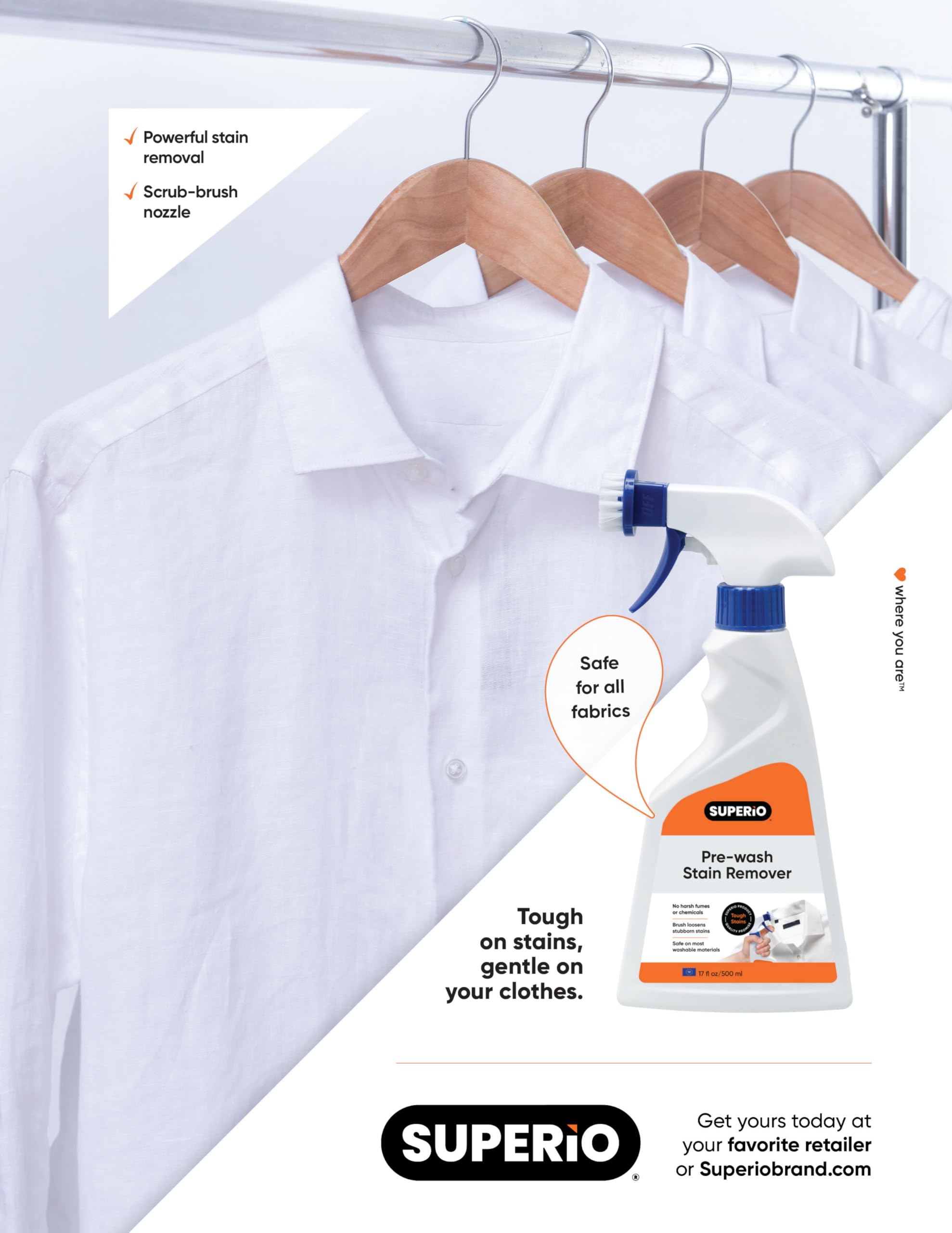 Best Pre-Wash Spray with Brush for Cars - Powerful Stain Remover & Degreaser - Ideal for Auto Detailing, Wheel Cleaning & Tough Grime Removal