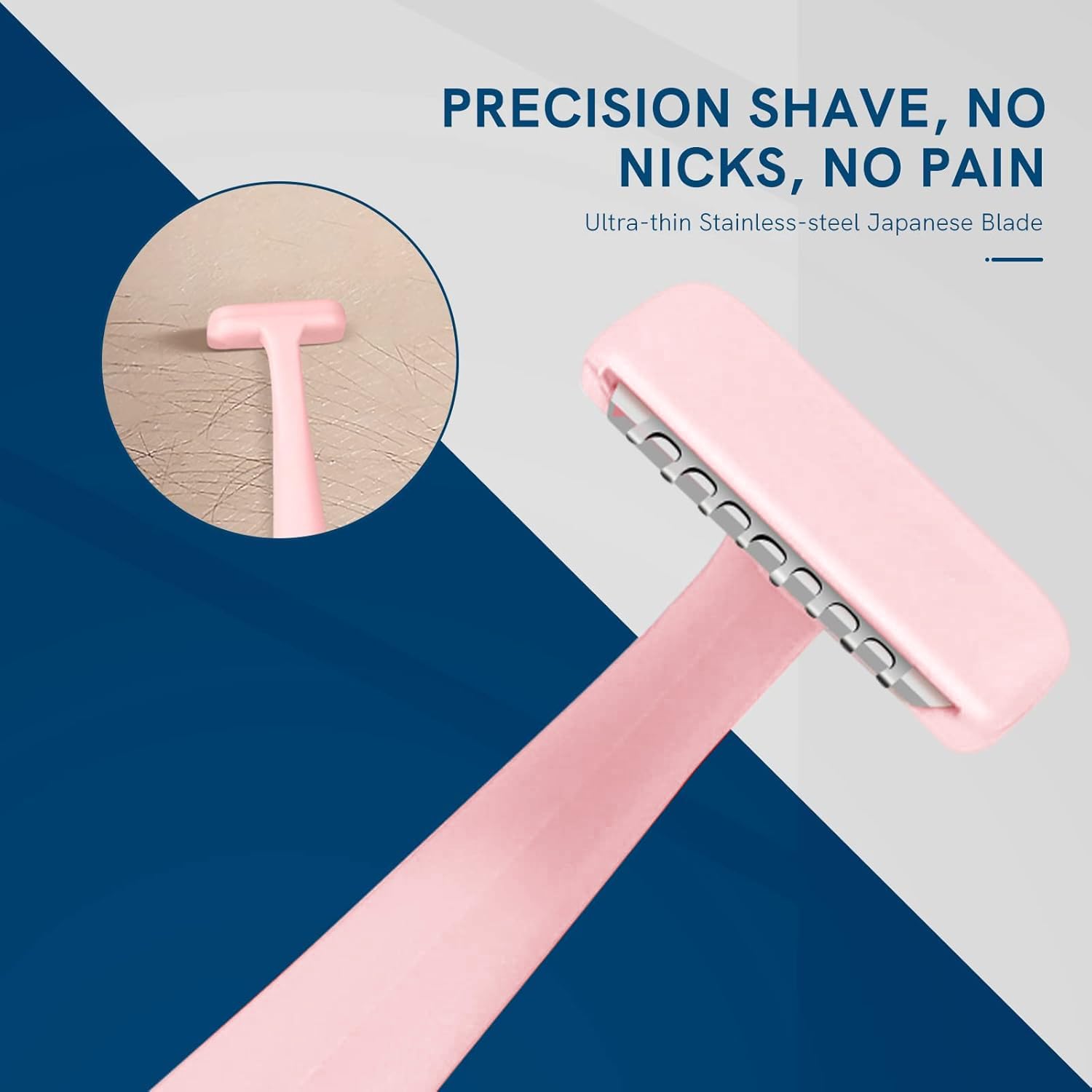 6-Piece Japanese Precision Face Razors for Women - Eyebrow & Peach Fuzz Removal, Dermaplaning Exfoliation Tools for Smooth Skin | Perfect for Eyebrow Shaping, Facial Hair Removal & At-Home Spa Treatments