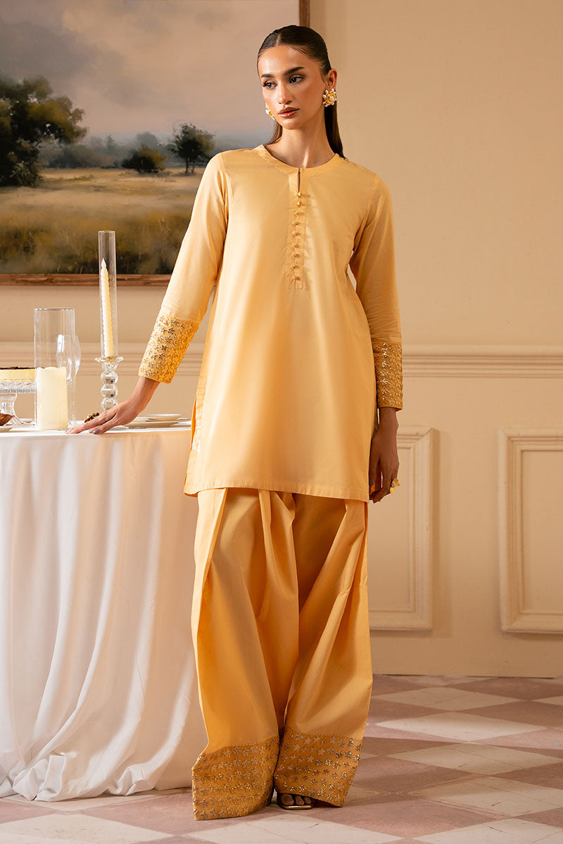 HARVEST GOLD 2-Piece Cotton Shirt & Trouser Set for Men - Comfortable Casual Outfit for Work, Travel & Daily Wear