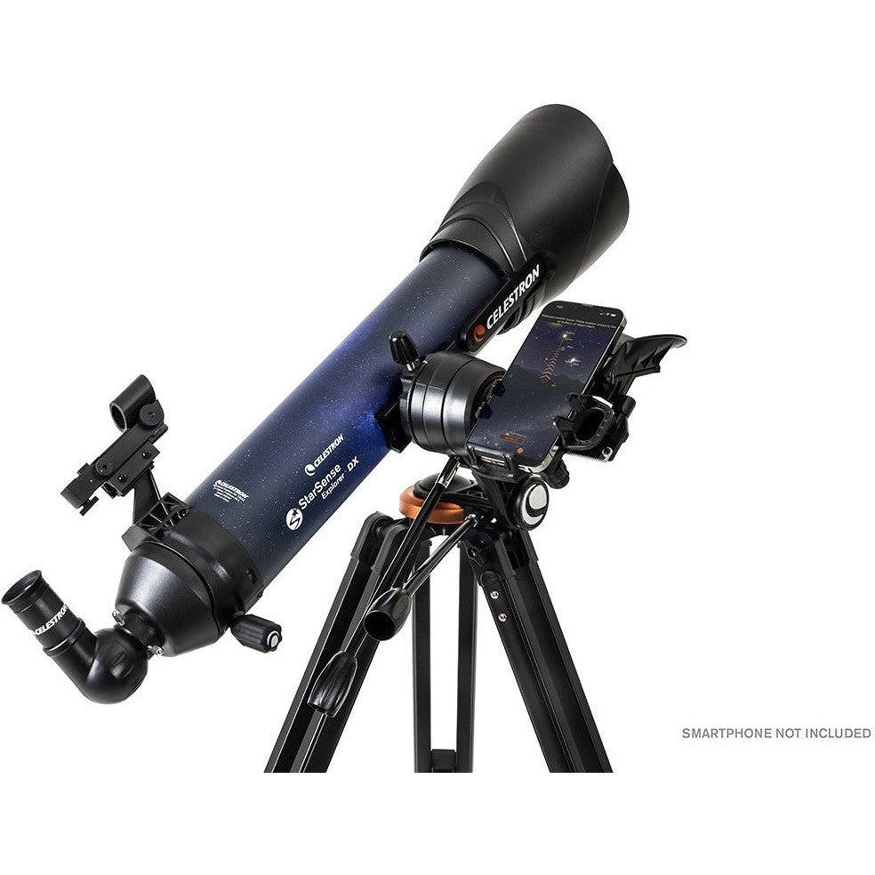 Celestron StarSense Explorer DX 100AZ Smartphone-Enabled Refractor Telescope with Royal Observatory Greenwich Edition - Perfect for Stargazing, Astronomy Beginners & Night Sky Exploration