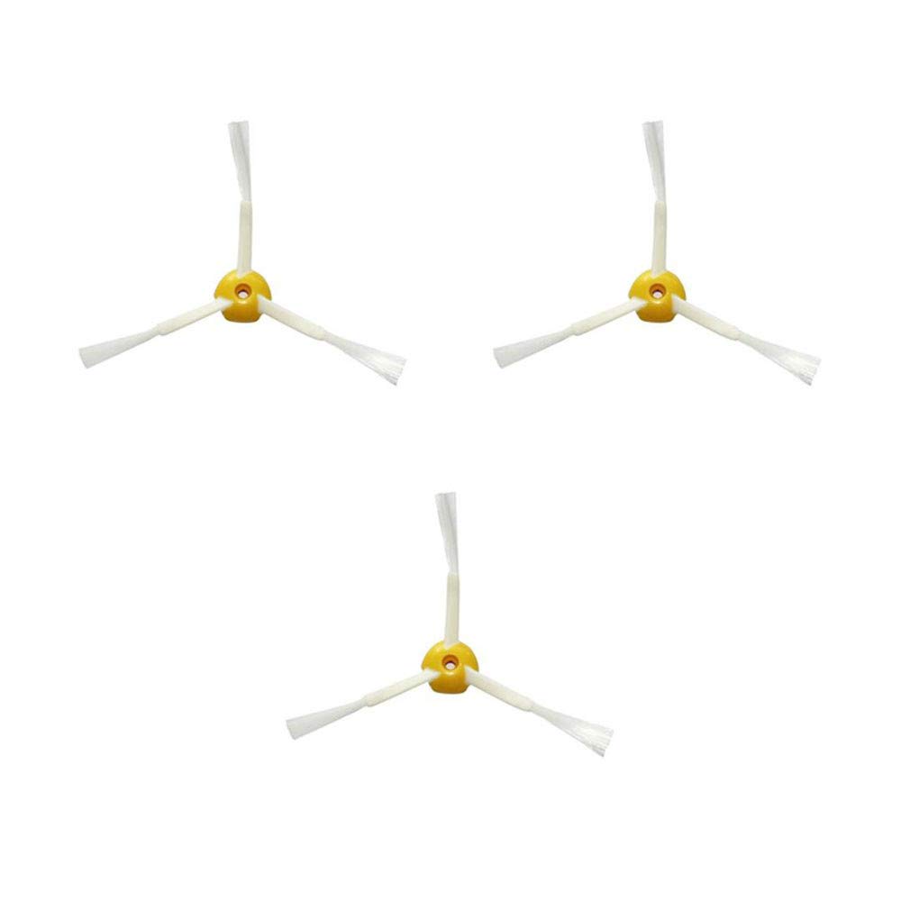 GLVSZ 3-Piece Replacement Side Brushes for iRobot Roomba 500 Series Robot Vacuum Cleaner - Compatible with Roomba 530, 550, 560, 570, 580 - Perfect for Hard Floors & Carpets