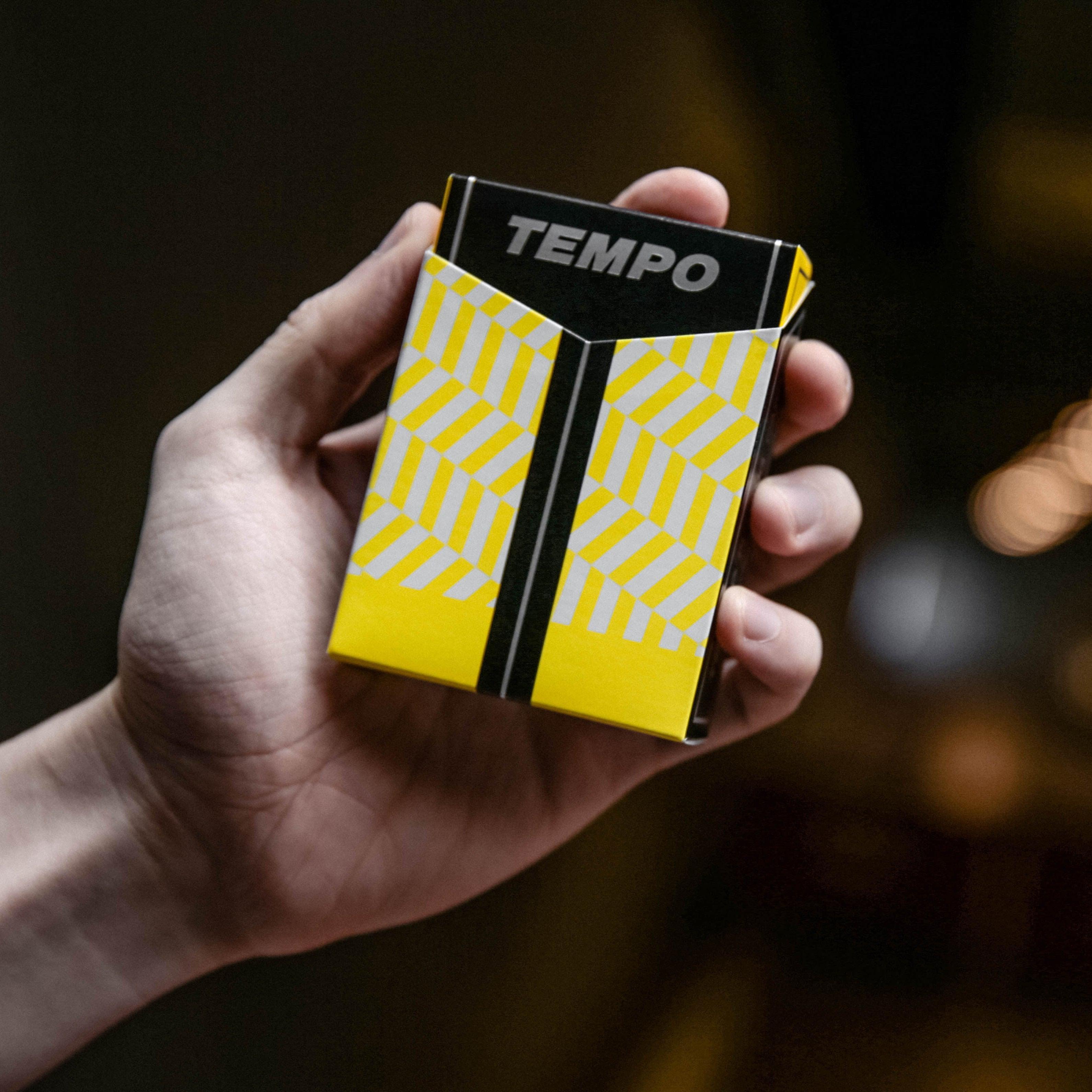 Premium Tempo Playing Cards - Classic Design for Poker, Magic Tricks & Card Games | Perfect for Family Game Nights, Casino Parties & Professional Performances