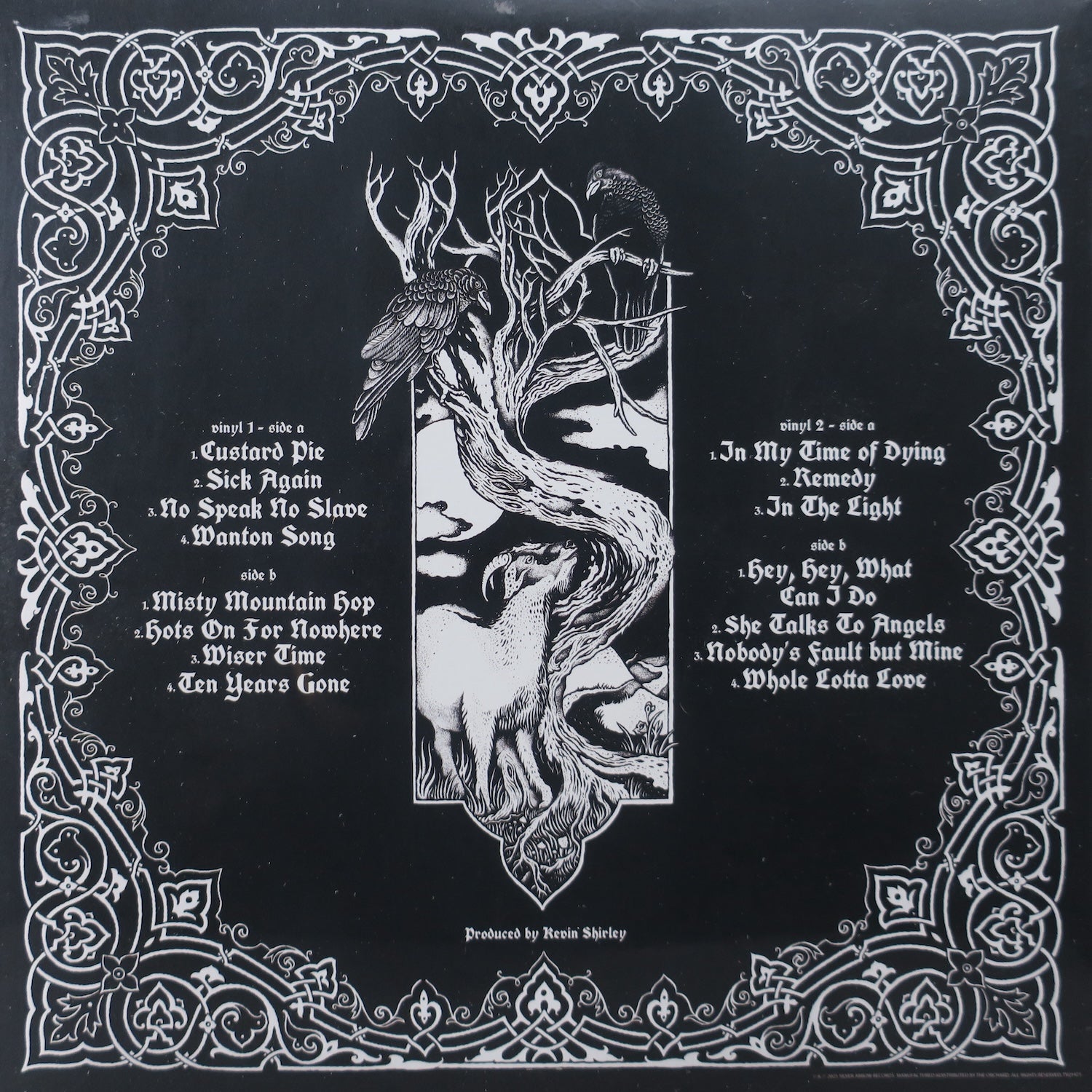 Jimmy Page & The Black Crowes 'Live at The Greek' Limited Edition Grey/Purple/White/Blue Vinyl 2LP Record - Perfect for Music Collectors & Vinyl Enthusiasts