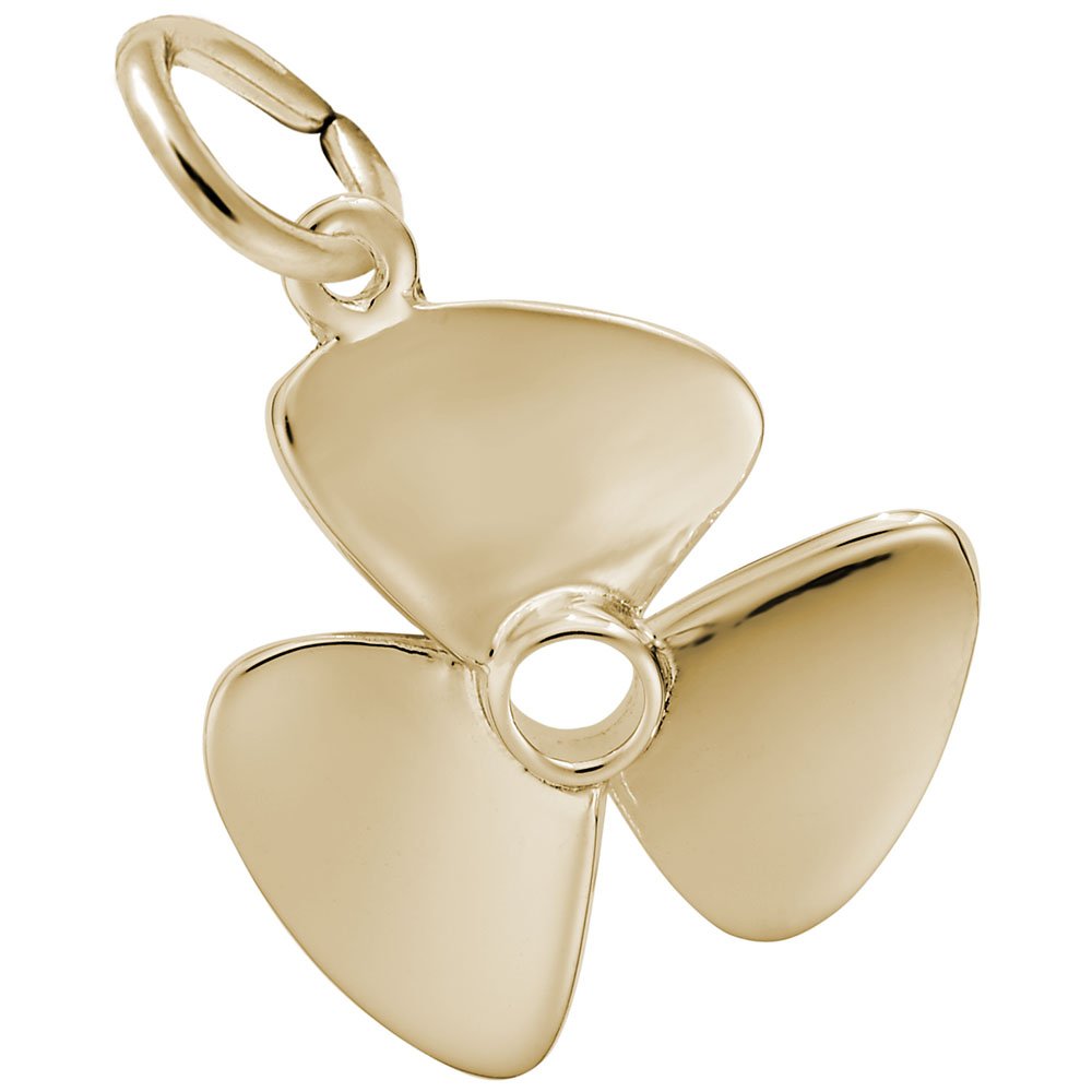 Propeller Charm Pendant - Stainless Steel Jewelry Charms for DIY Bracelets & Necklaces - Perfect for Aviation Enthusiasts & Gift Giving