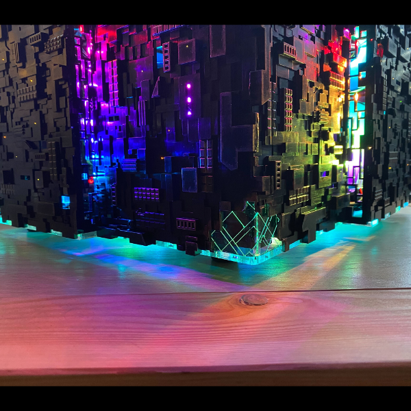 Star Trek: Picard Borg Cube ATX PC Case - Themed Gaming Computer Tower for Sci-Fi Fans | Perfect for Star Trek Collectors & PC Builders | Home Office & Gaming Setup