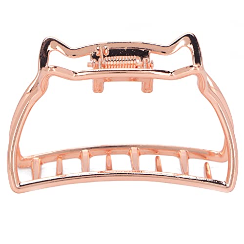 Stylish Metal Hair Claw Clips for Women - Durable Rose Gold Jaw Clips Hair Holder for Ponytails, Buns & Updos - Perfect for Workouts, Office & Everyday Use