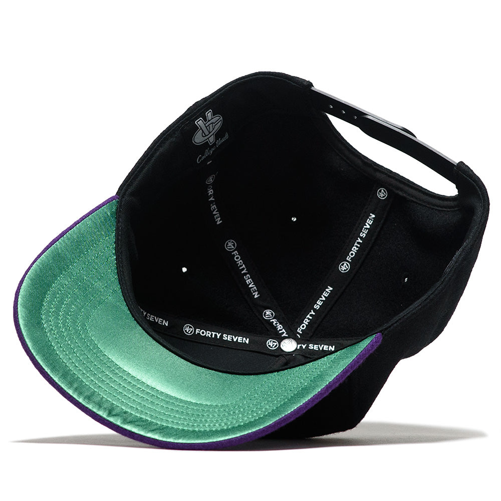 47 x Politics LSU Tigers Snapback Hat - Black/Purple Adjustable Baseball Cap for Men & Women - Perfect for Game Day, Tailgating & Fan Support