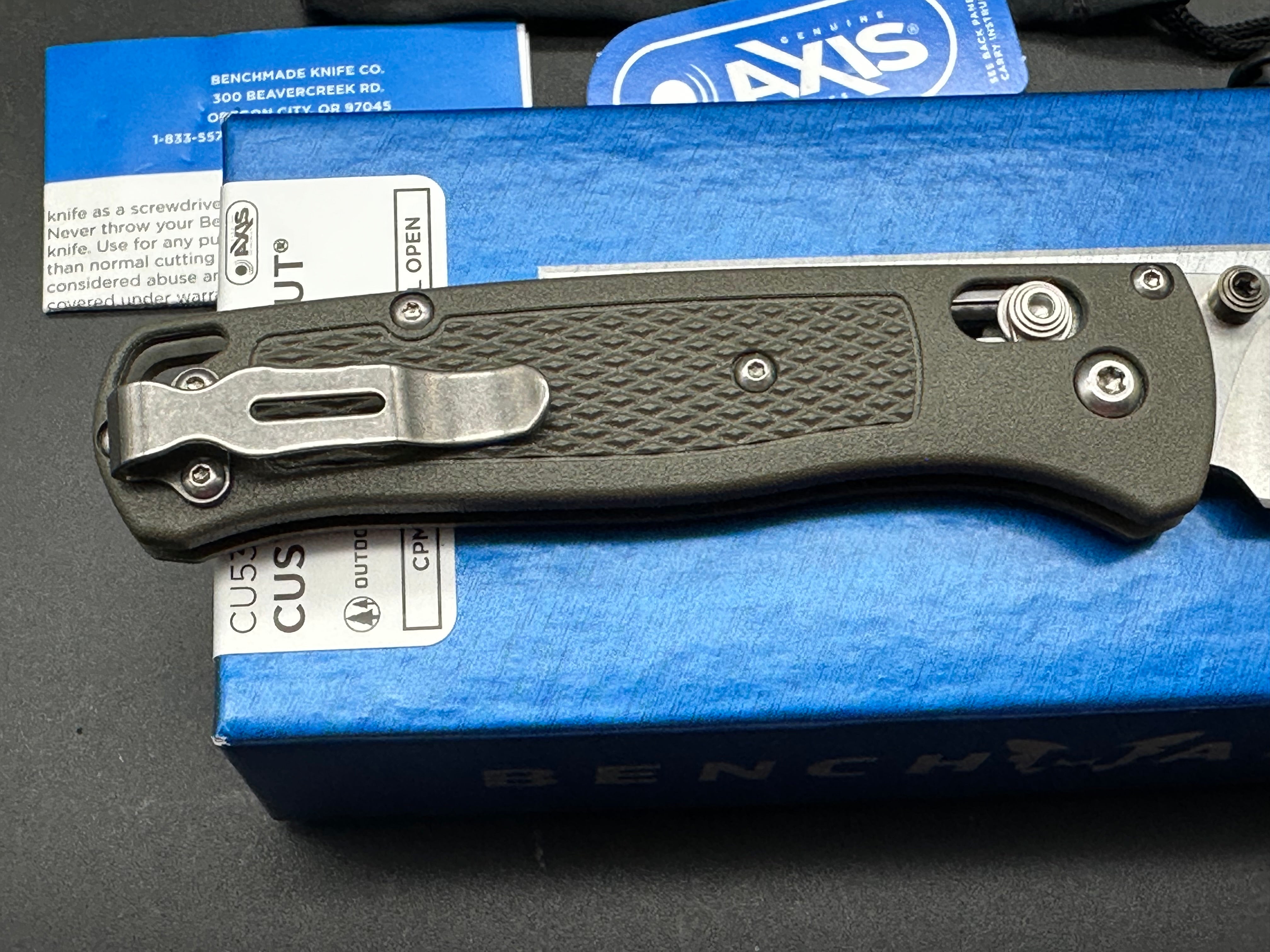Benchmade Bugout Custom Knife - 3.24