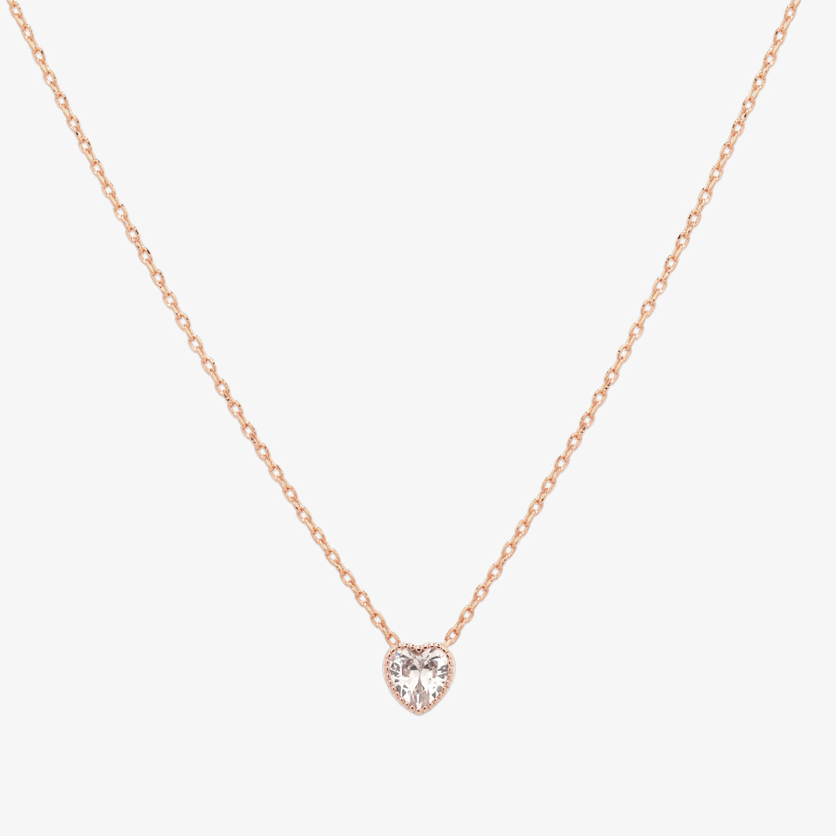 Heart Cubic Zirconia Necklace for Women - Elegant Silver Pendant Jewelry Gift for Valentine's Day, Anniversary & Special Occasions