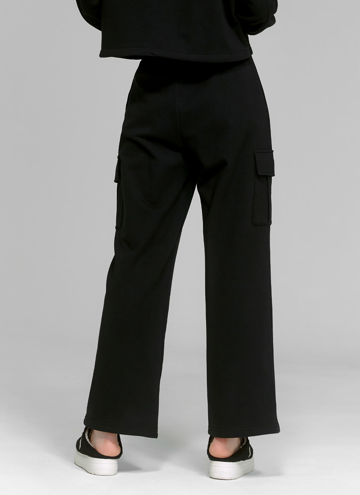 Soft Cotton Fluffy Cargo Wide Leg Pants for Women - Comfortable Loose Fit High Waist Trousers for Casual Wear, Street Style, and Travel Outfits
