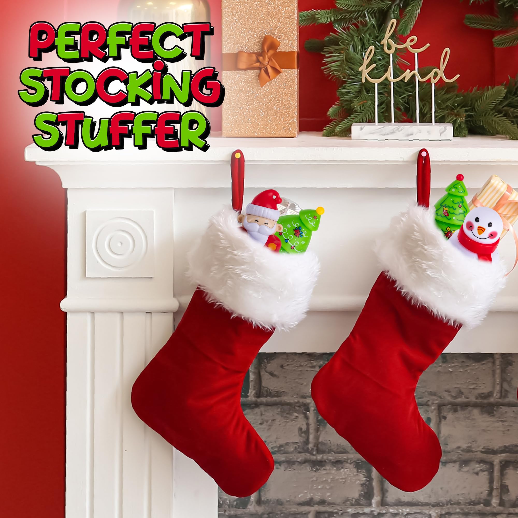 ArtCreativity Christmas Pull Back Cars - Set of 6 Holiday Themed Pull Back Toys for Kids & Toddlers - Xmas Stocking Stuffers, Goodie Bag Fillers for Holiday Parties & Gift Exchanges