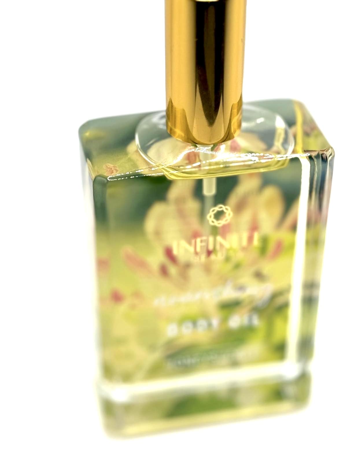 Infinite Beauty Nourishing Body Oil with Honeysuckle Extract - 5 fl oz for Dry Skin Hydration & Massage - Perfect for Spa Nights & Self-Care Rituals
