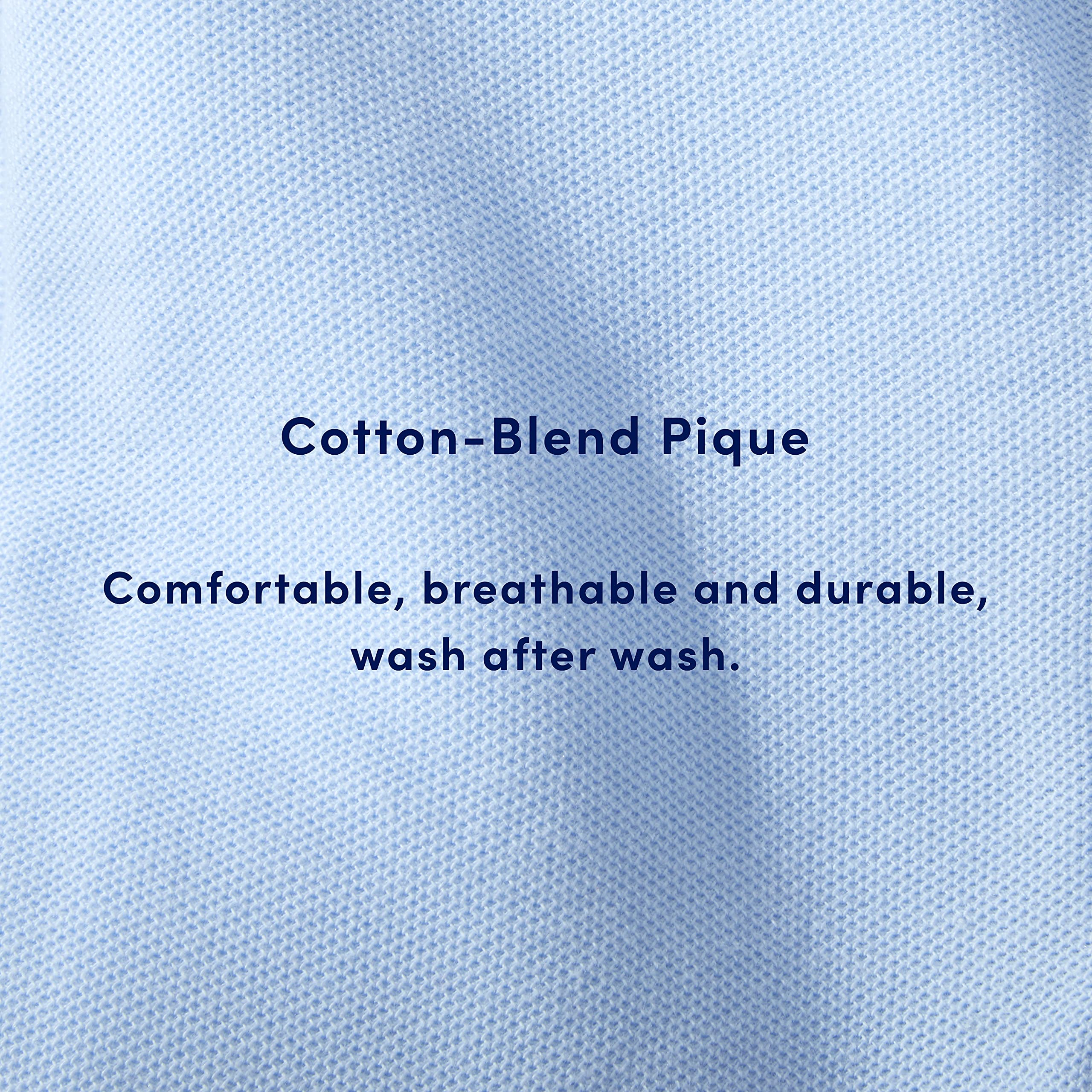 French Toast Pique Polo School Uniform Shirt - Long Sleeve Boys & Girls Dress Shirt for School, Church & Formal Events | Comfortable Cotton Uniform Top for Classrooms & Special Occasions
