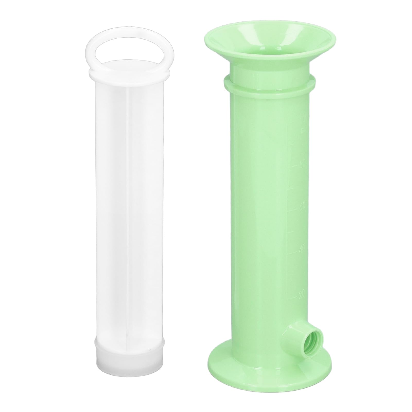 Baby Food Filling Machine - Plastic Nozzle for Homemade Puree | Green Baby Food Storage Bags | Perfect for DIY Organic Baby Food at Home & Daycare Use
