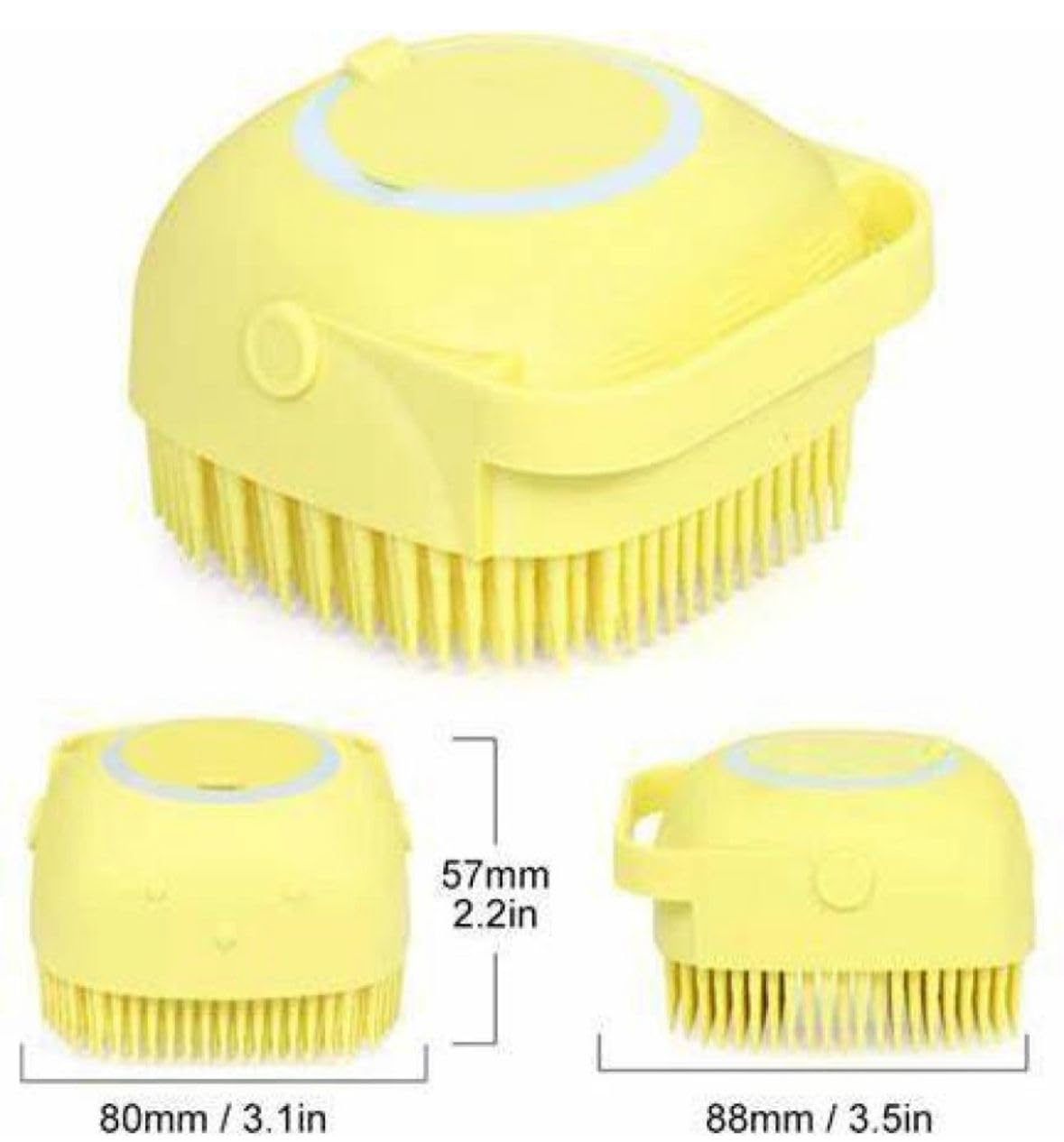 Exfoliating Body Brush for Face & Short Hair - Dry Skin Massage Scrubber with Soft Bristles | Perfect for Shower, Bath & Spa Relaxation