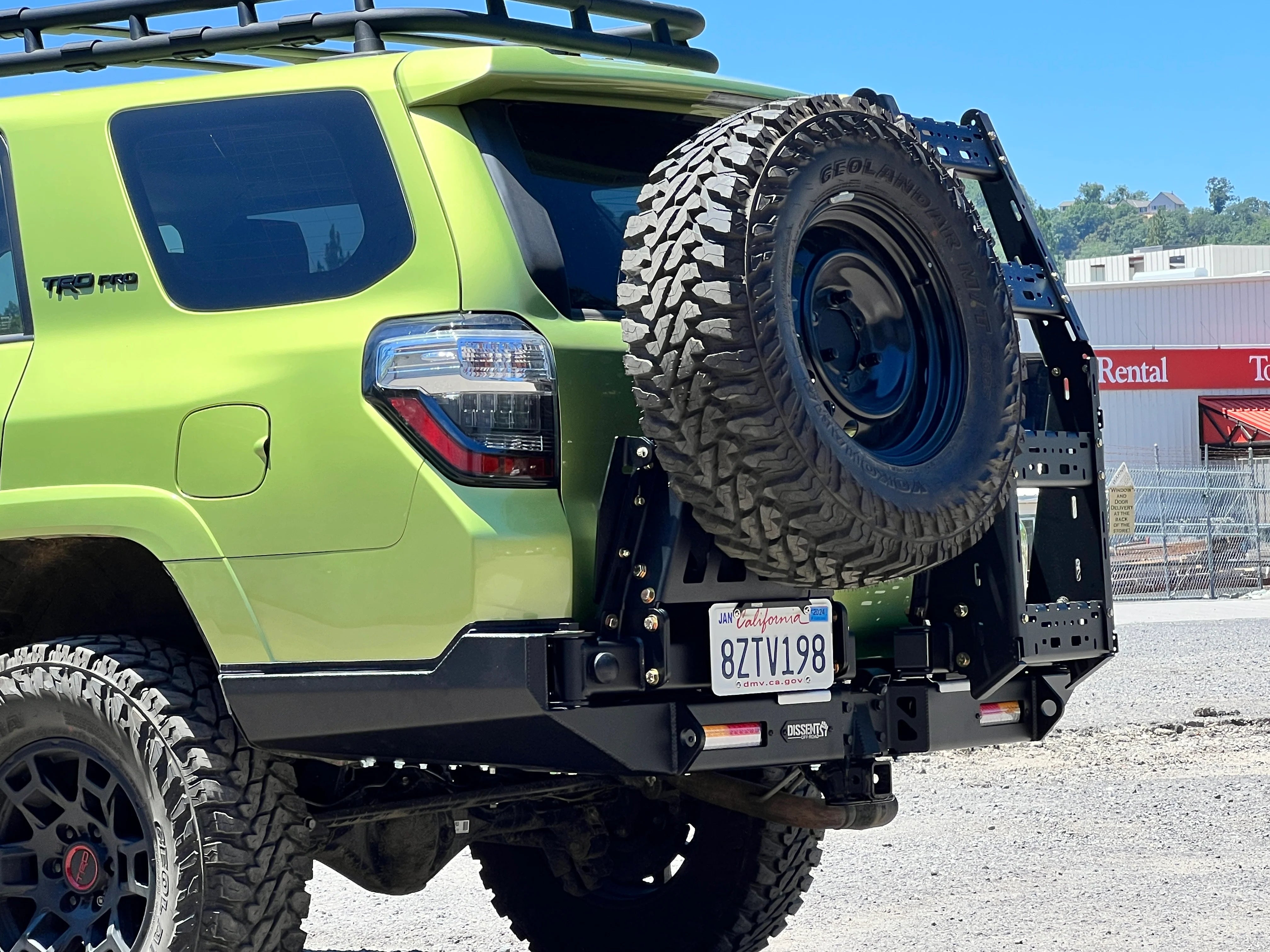 Dissent Off Road Modular Rear Bumper for 2010-2024 Toyota 4Runner | Heavy Duty Steel Bumper with Tire Carrier | Perfect for Off-Roading & Overlanding Adventures