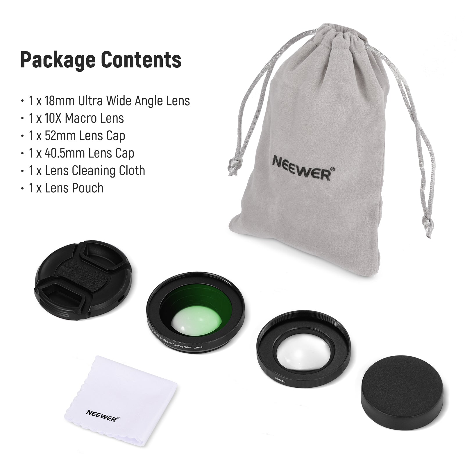 NEEWER LS 30 40.5mm HD Wide Angle Lens for Sony ZV-1F & ZV-E10 Cameras - Perfect for Vlogging, Travel Photography, and YouTube Content Creation