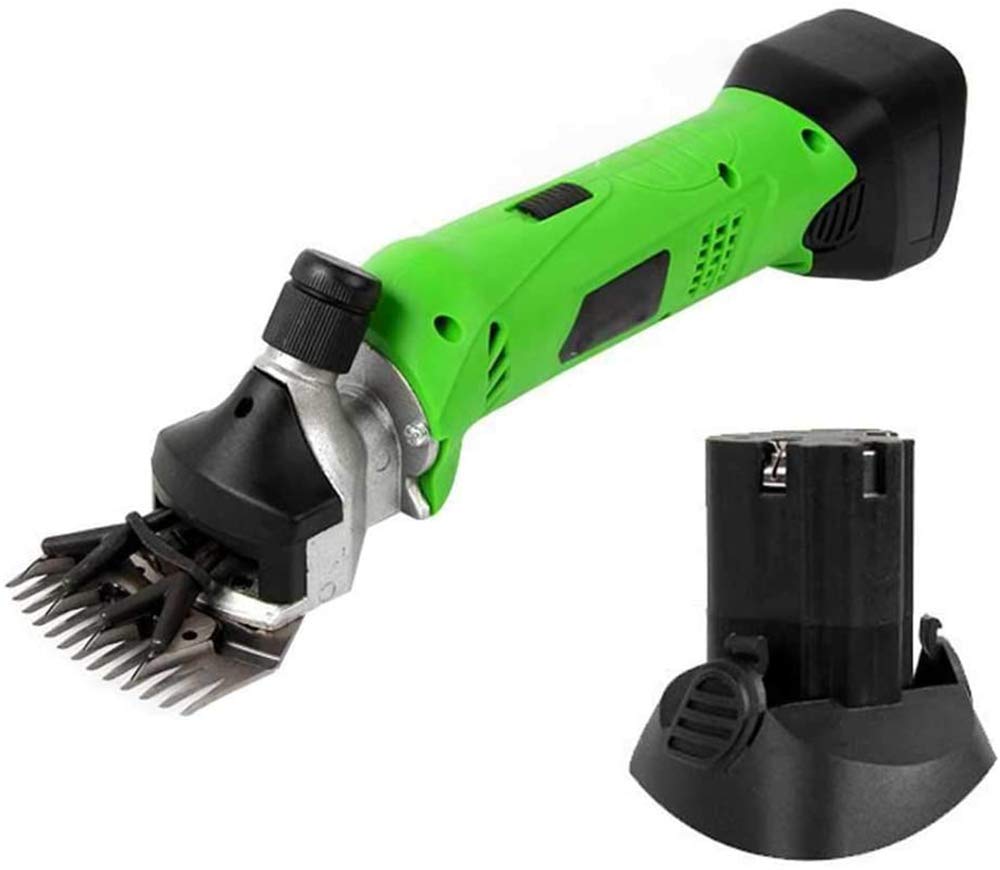 Professional Cordless Sheep Shearing Machine - High Performance Electric Wool Clippers for Grooming, Haircut & Shaving | Battery Powered Trimmer & Scissors | Perfect for Farm, Ranch & Livestock Care