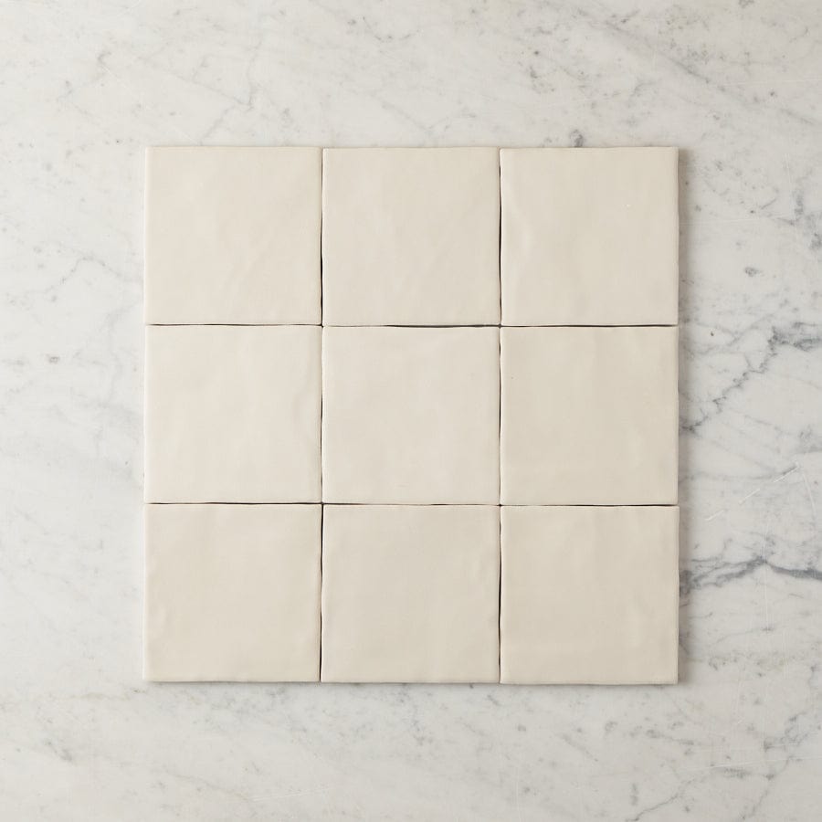 Premium Newport Matte Bone Mixed Square Tile - Elegant Ceramic Wall & Floor Tiles for Kitchen Backsplash, Bathroom, and Shower Remodeling