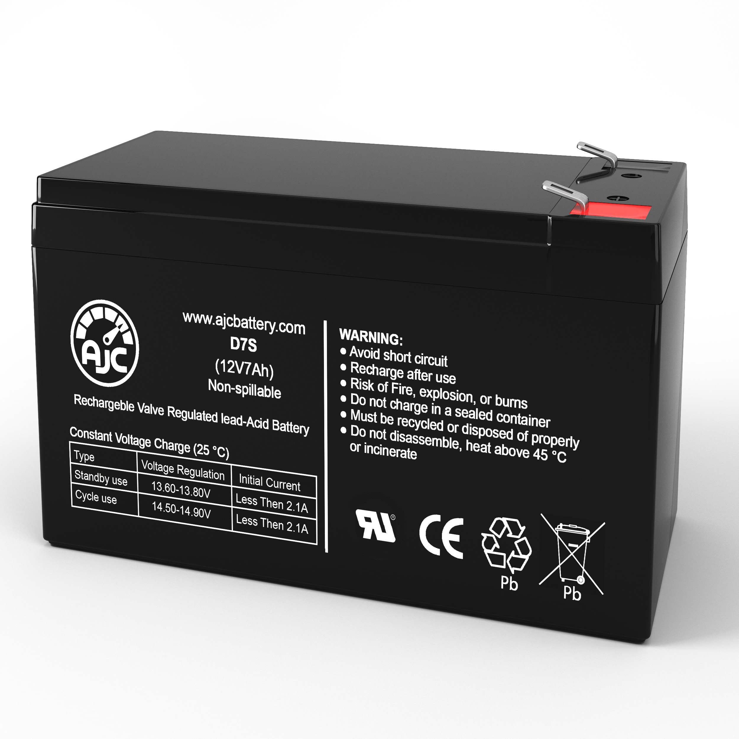 AJC 12V 7Ah Replacement Battery for ZapWorld 3 Electric Scooter & E-Bike - Perfect for Commuting, Campus Travel, and Urban Mobility