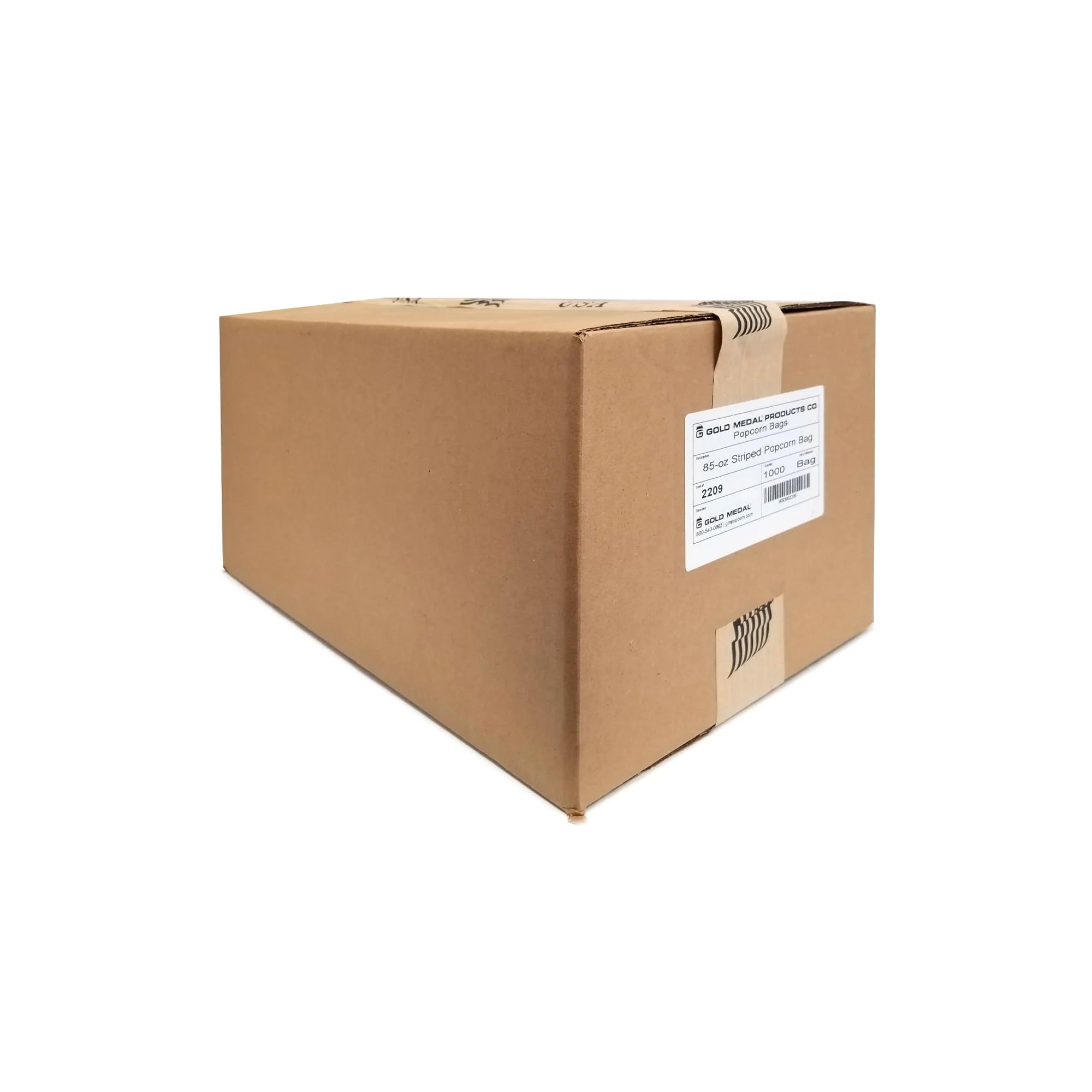 85 oz. Laminated Popcorn Bags - Bulk Pack of 1,000 - Perfect for Movie Theaters, Carnivals & Concession Stands