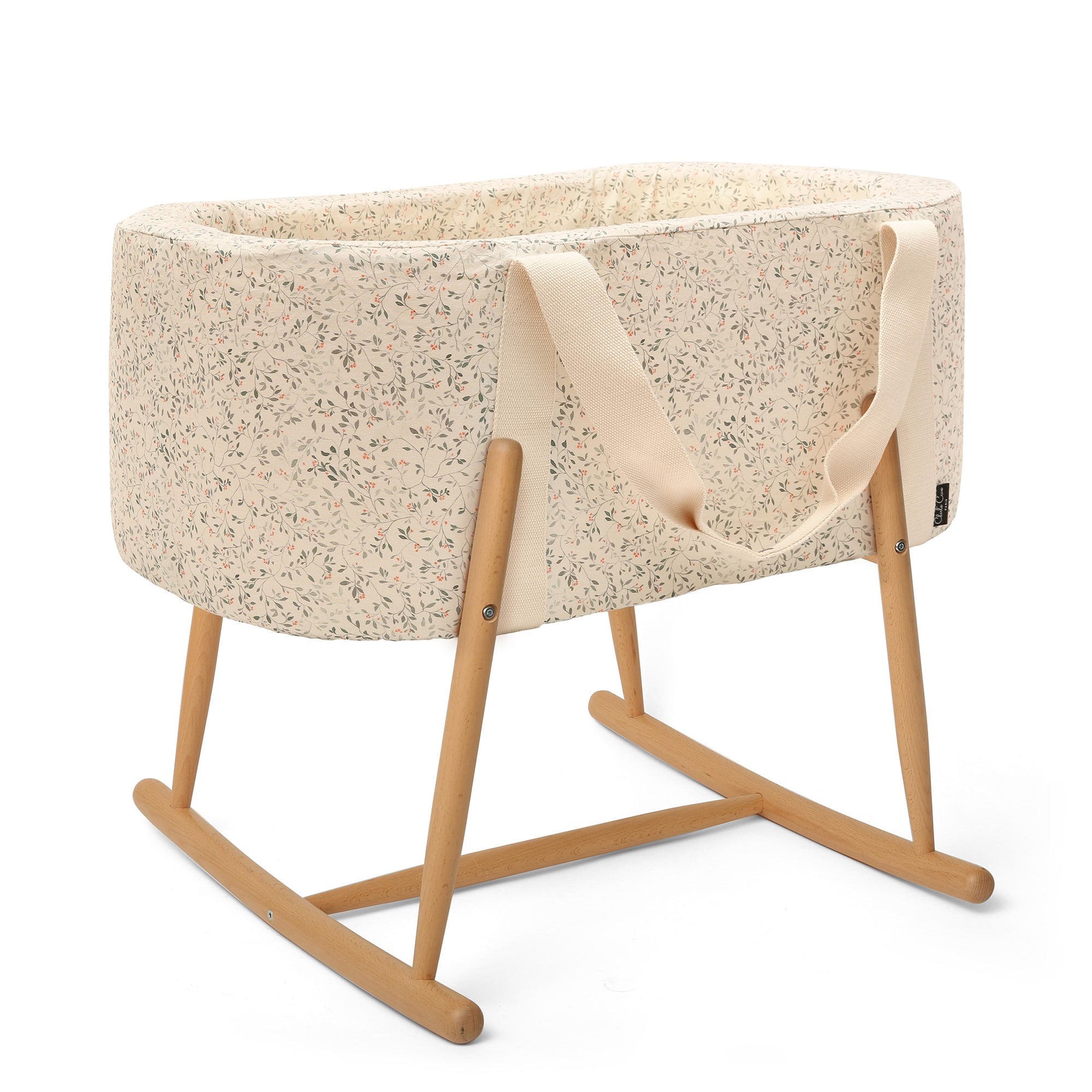 Charlie Crane KUKO Moses Basket - Premium Baby Bassinet for Newborns | Portable & Stylish Nursery Bed | Perfect for Home, Nursery, or Travel Use