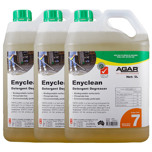 Enyclean Concentrated Degreaser & Detergent - Powerful Cleaning Solution for Kitchen, Garage & Industrial Use | Fast-Acting Stain Remover