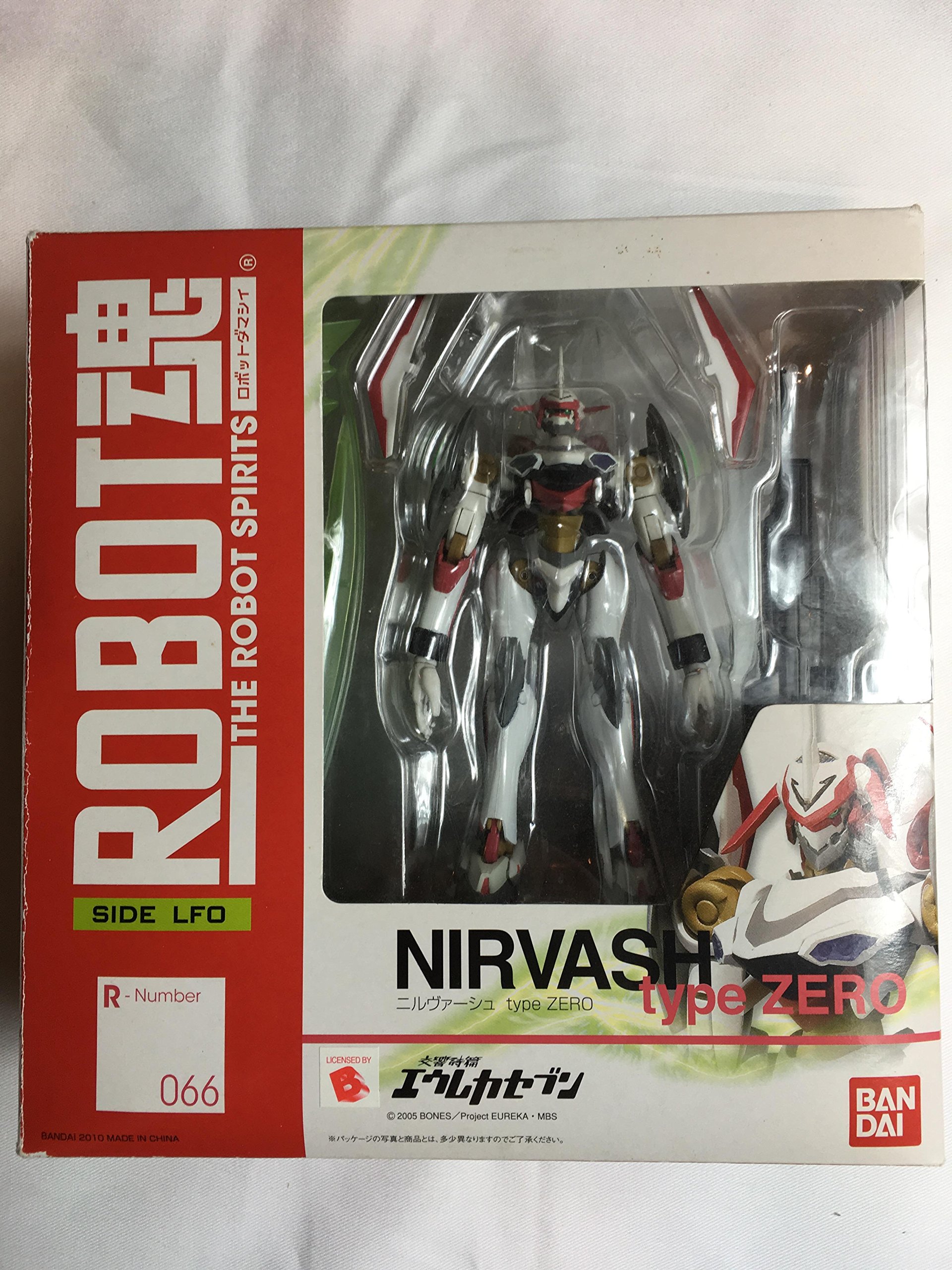 Bandai Robot Spirits Side LFO Nirvash Type Zero Action Figure - Eureka Seven Anime Collectible Model for Display & Gifting