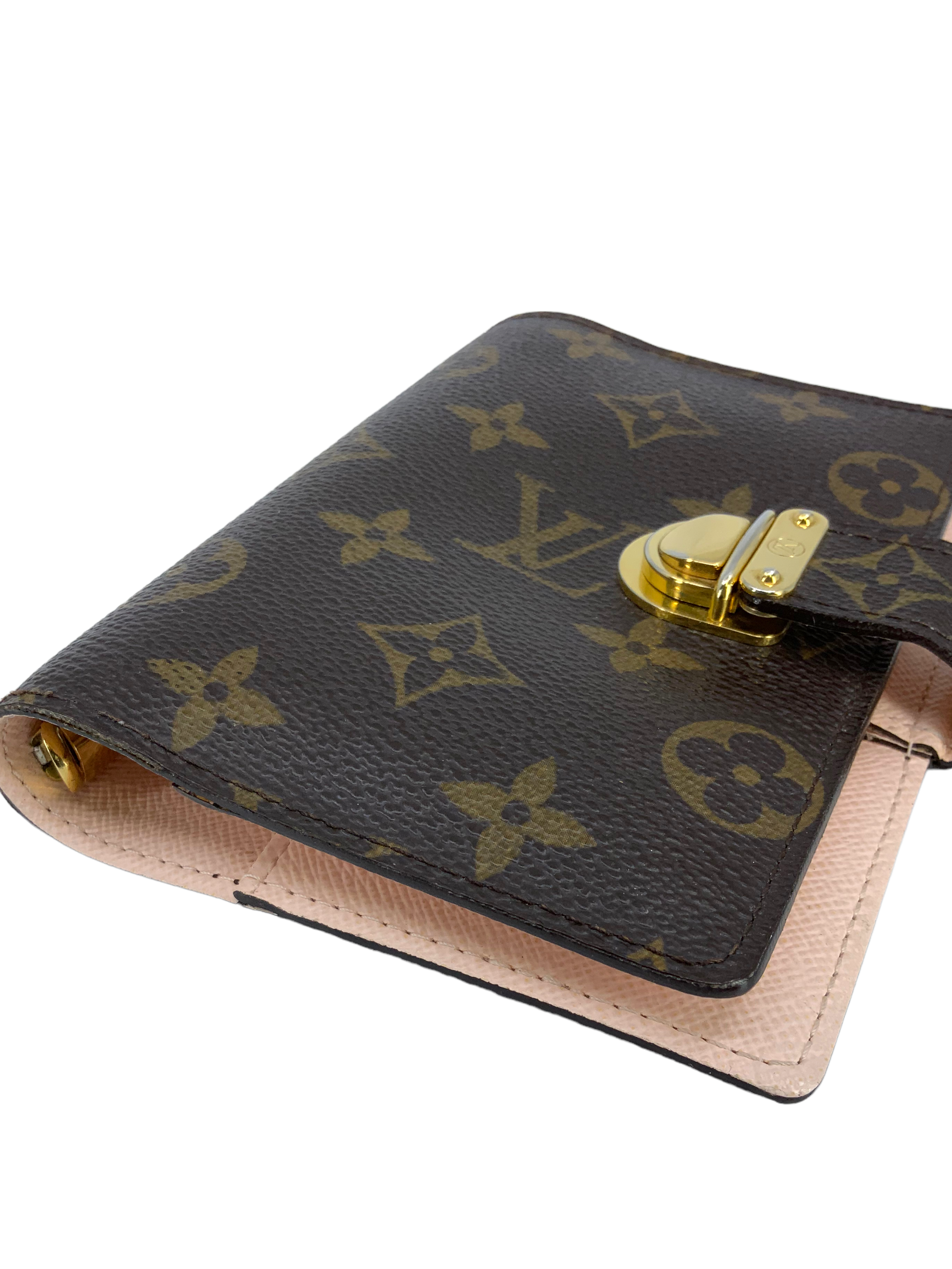 Authentic Louis Vuitton Monogram Canvas Agenda PM Wallet Organizer - Luxury Slim Checkbook Cover for Women & Men - Perfect for Business, Travel & Daily Use