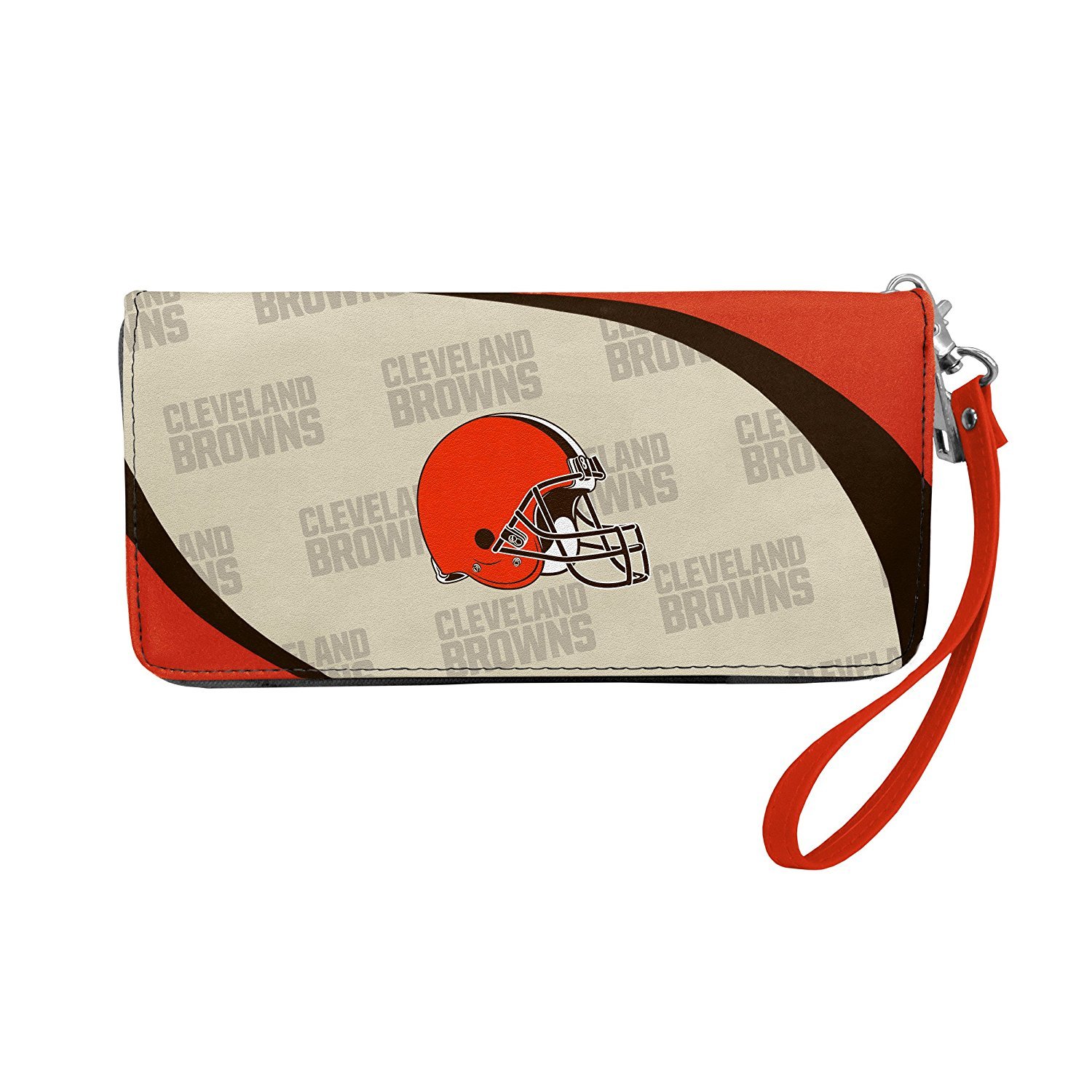 Cleveland Browns NFL Zip Organizer Wallet - Compact & Stylish for Men & Women - Perfect for Game Day, Travel & Everyday Use
