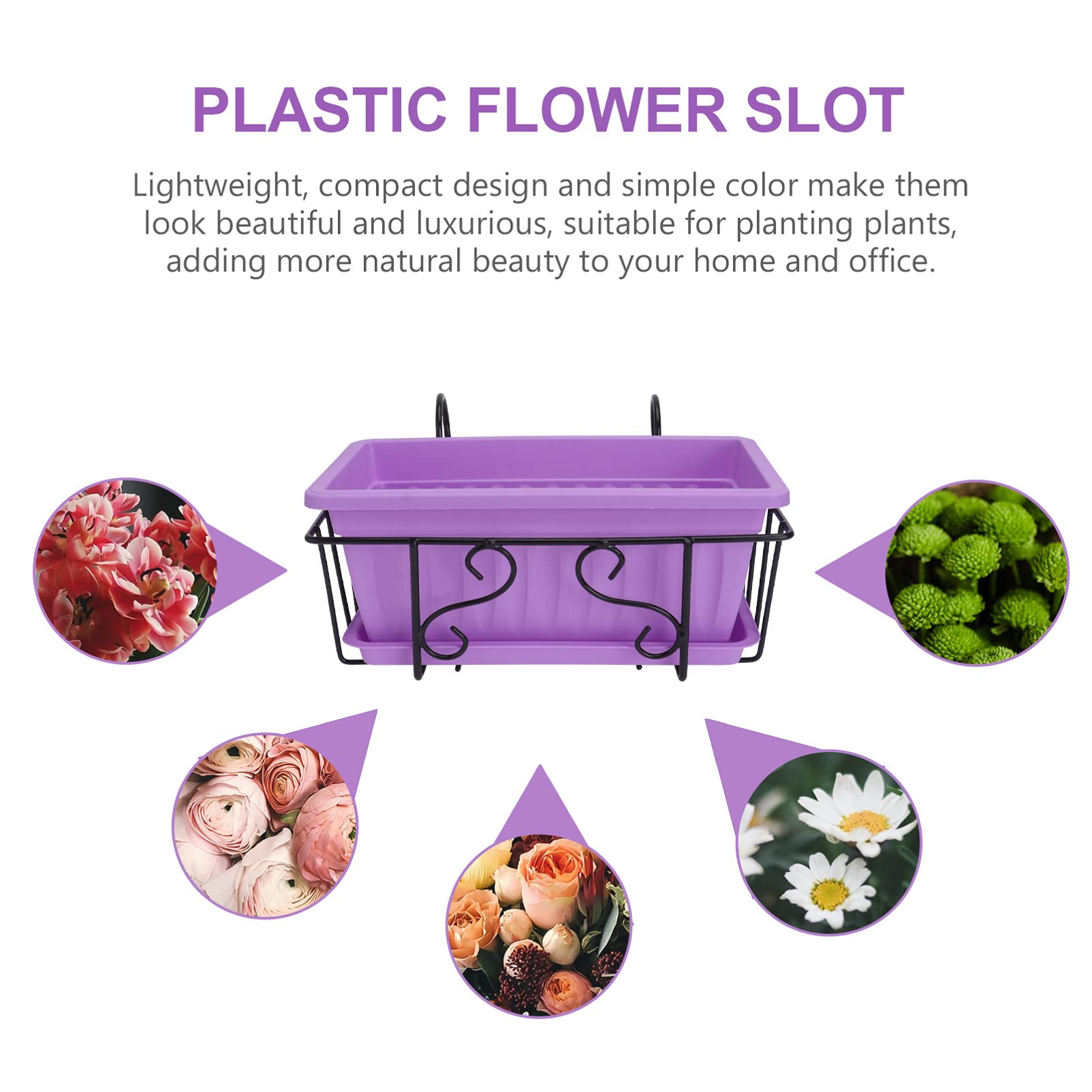 Hemoton 1 Set Hanging Flower Pot Shelf - Rustic Wooden Plant Stand for Indoor/Outdoor Garden, Balcony Decor, Vertical Wall Planter Holder for Succulents, Herbs & Small Plants - Perfect for Home, Patio & Apartment Gardening