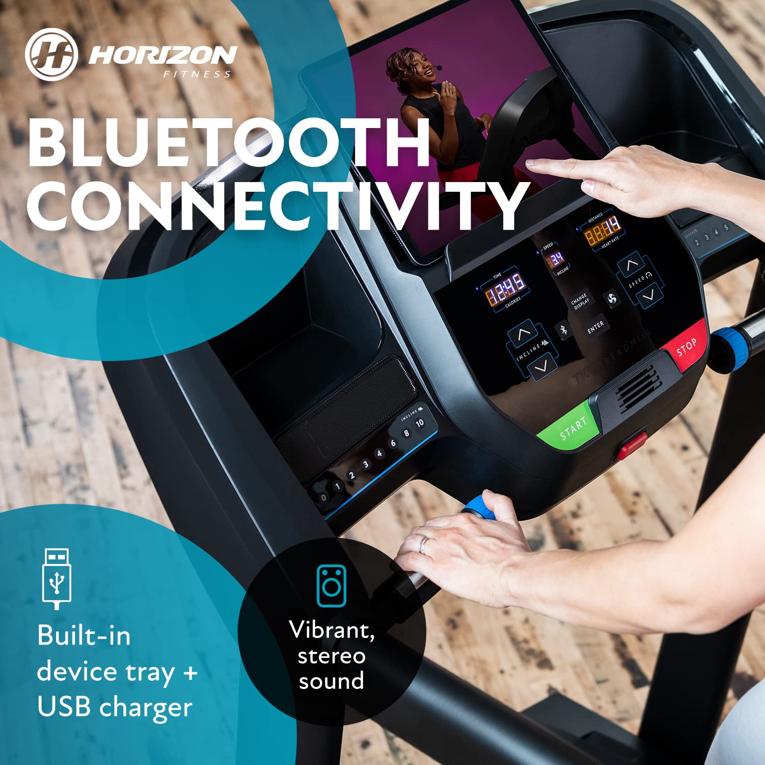 Horizon Fitness Folding Treadmill - Compact Home Gym Equipment for Running & Walking | Perfect for Small Spaces & Apartment Workouts