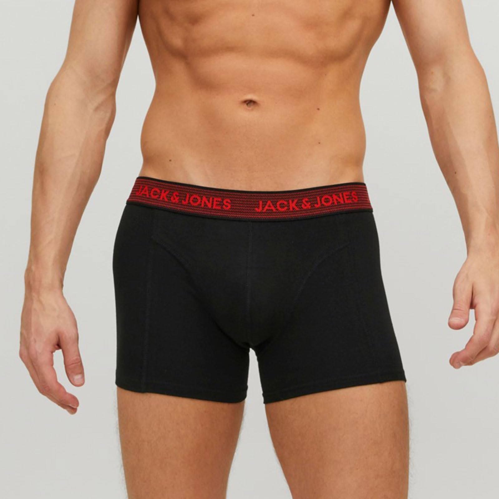 JACK & JONES Men's 3-Pack Casual Shorts - Comfortable Summer Short Pants for Gym, Beach, and Everyday Wear