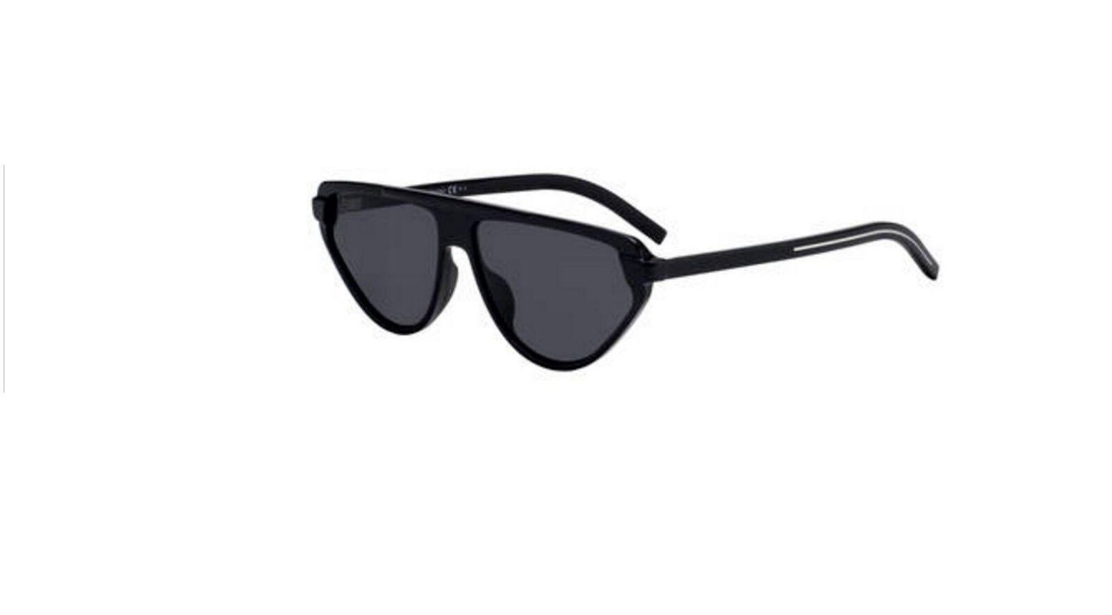 Christian Dior Homme Black Tie 247 S 0807/2K Black Polarized Sunglasses for Men - Luxury Designer Shades for Driving, Travel & Fashion