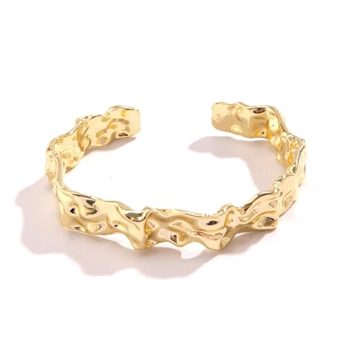 A8:gold cuff bracelet