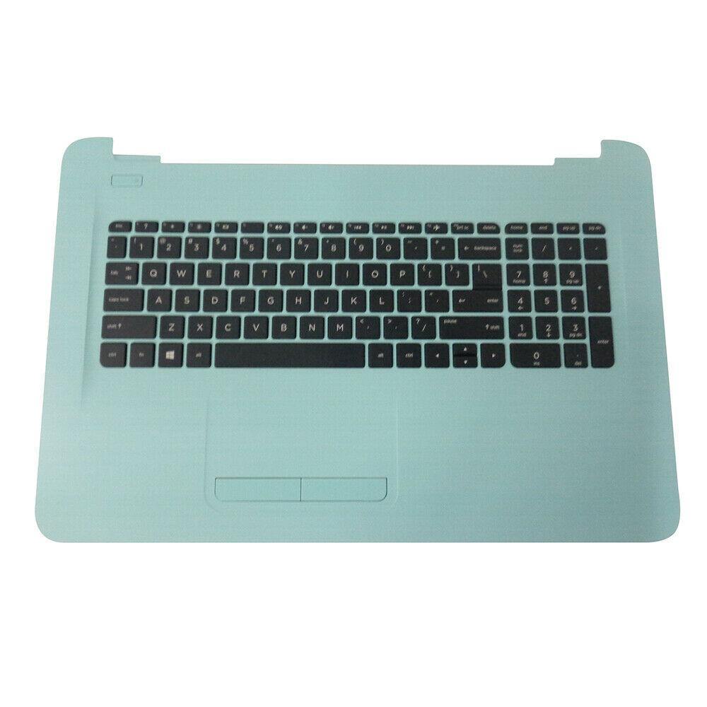 HP 17 X 17 Y Palmrest Keyboard Touchpad Replacement - Mint Green Color (908043-001) for Laptop Repair & Maintenance