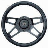 Grant 414 13.5 Inch Black Foam Steering Wheel - Classic Style for Hot Rods, Muscle Cars & Vintage Vehicles - Perfect for Racing, Restoration & Custom Builds