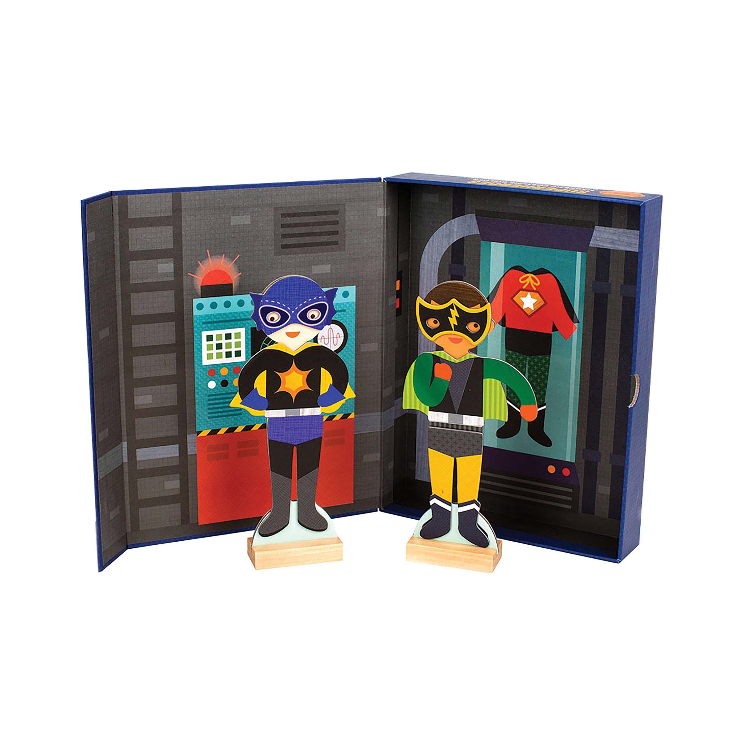 Superheroes Magnetic Dress Up Toys for Kids - Fun & Educational Pretend Play Costume Set for Boys & Girls - Perfect for Birthday Gifts, Classroom Activities & Imaginative Play