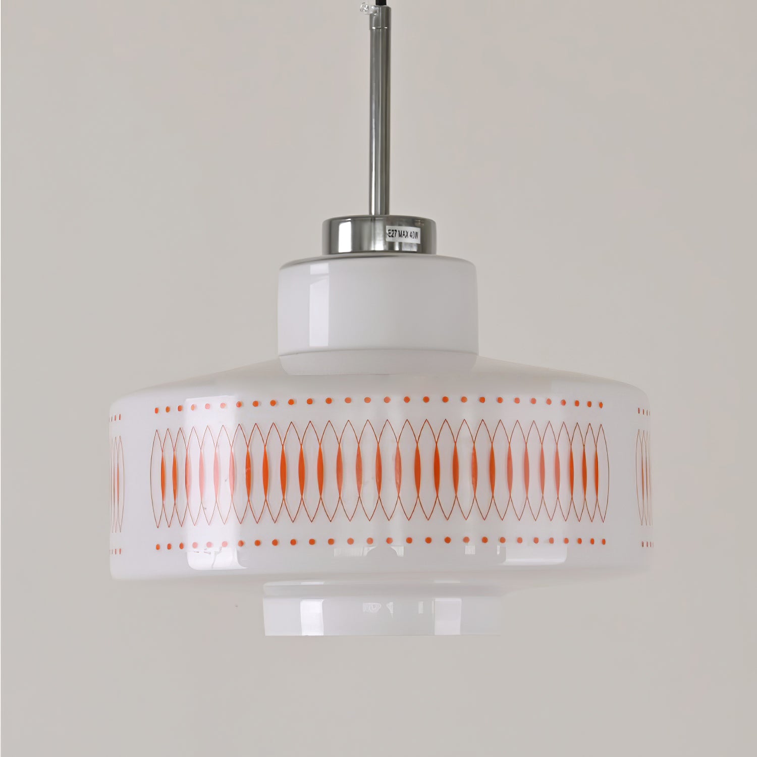 Anna Pendant Lamp - Modern Scandinavian Glass Hanging Light Fixture for Dining Room, Kitchen Island & Bedroom Decor